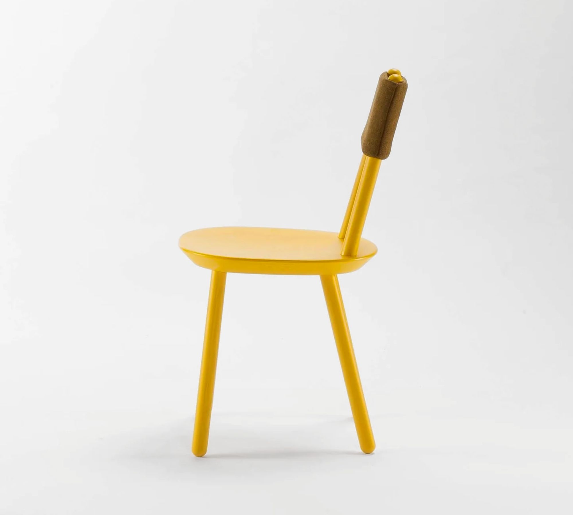 Naïve Stuhl Holz Gelb