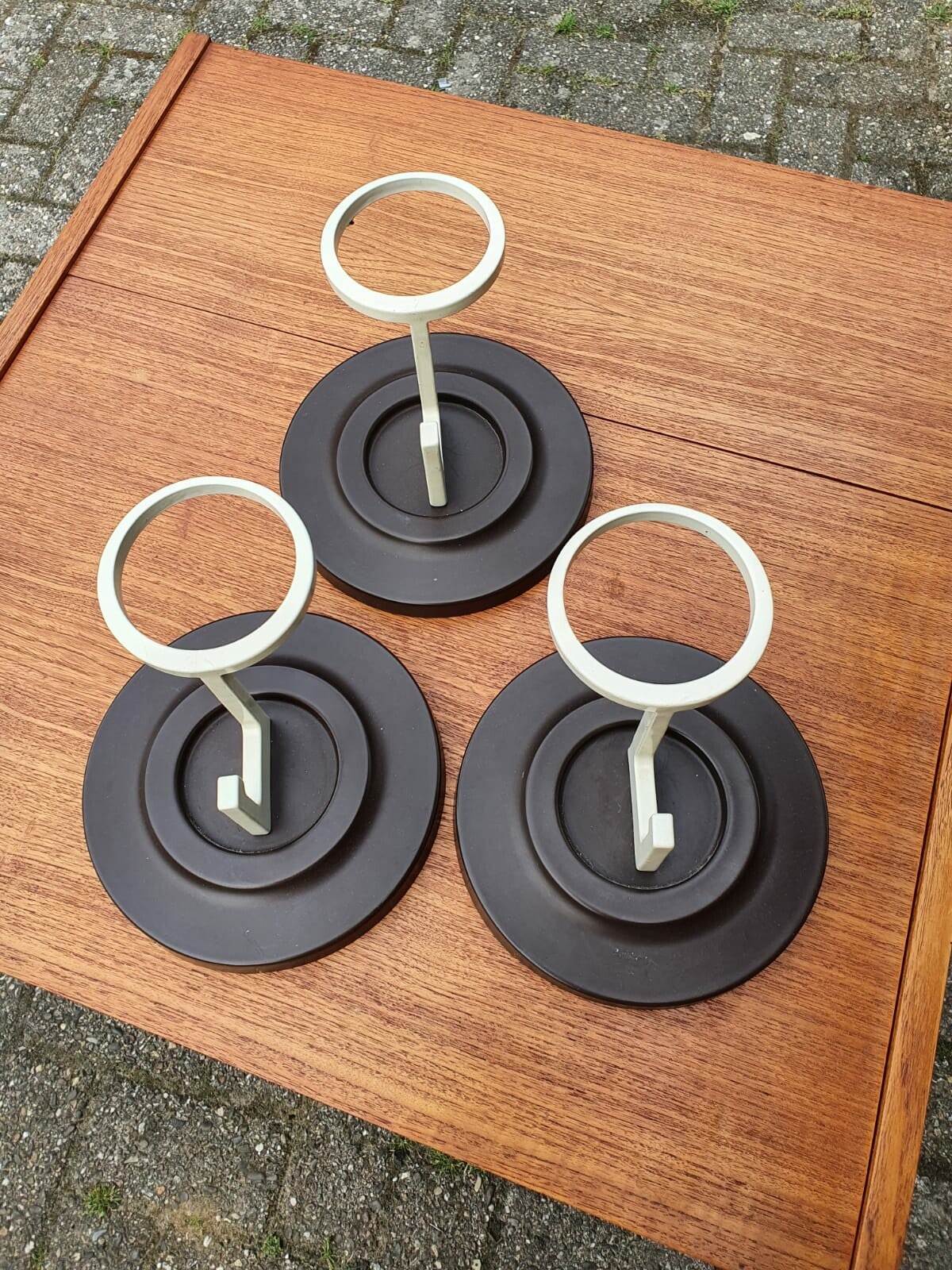 3x Hooks Metal