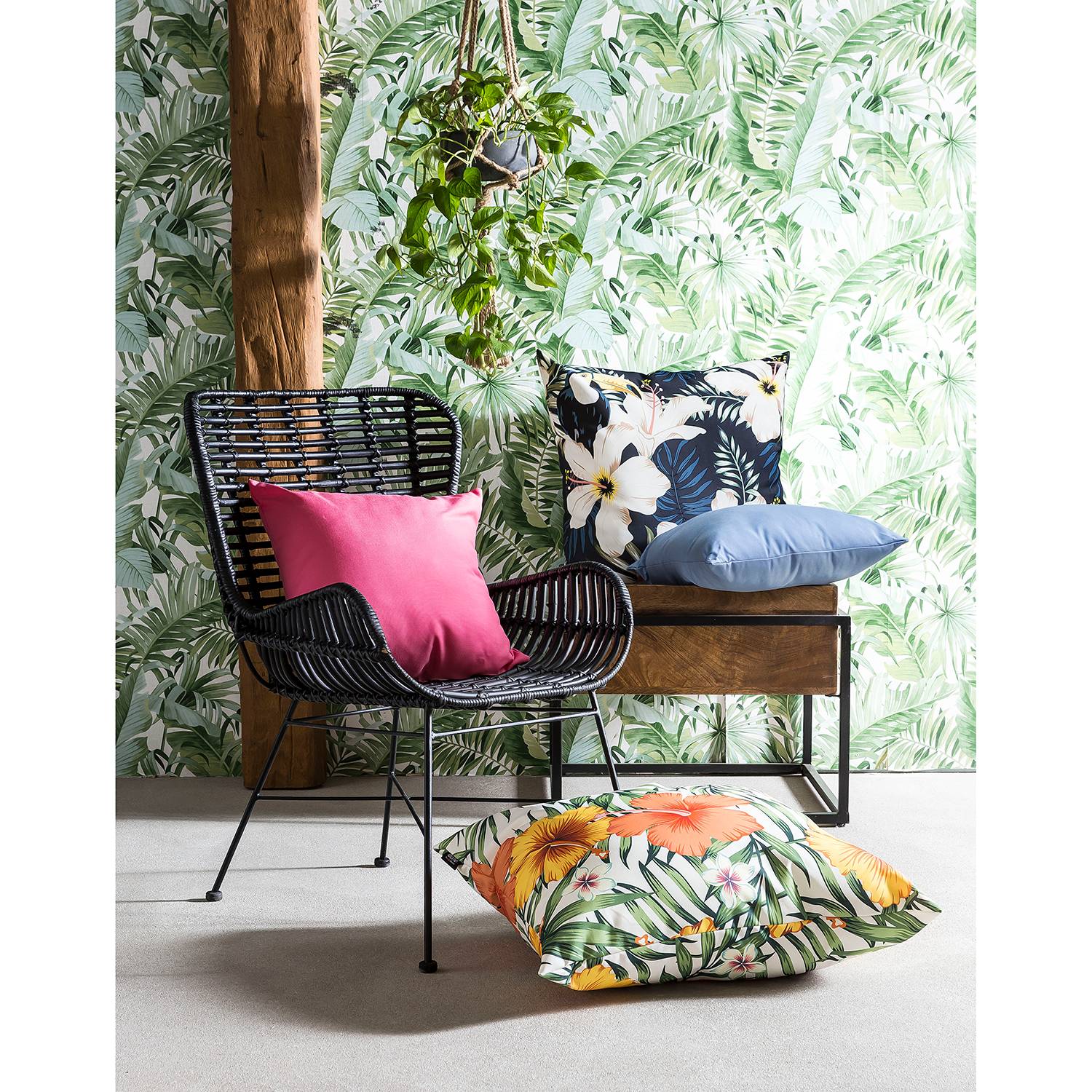 Outdoor Cushion Polypropylene Pink