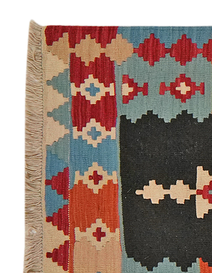 Kilim Gashgai Teppich Mehrfarbig