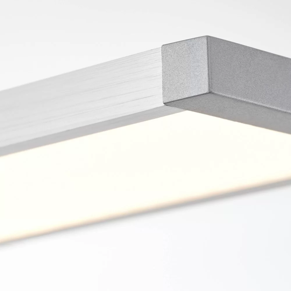 LED Pendelleuchte Aluminium Silber