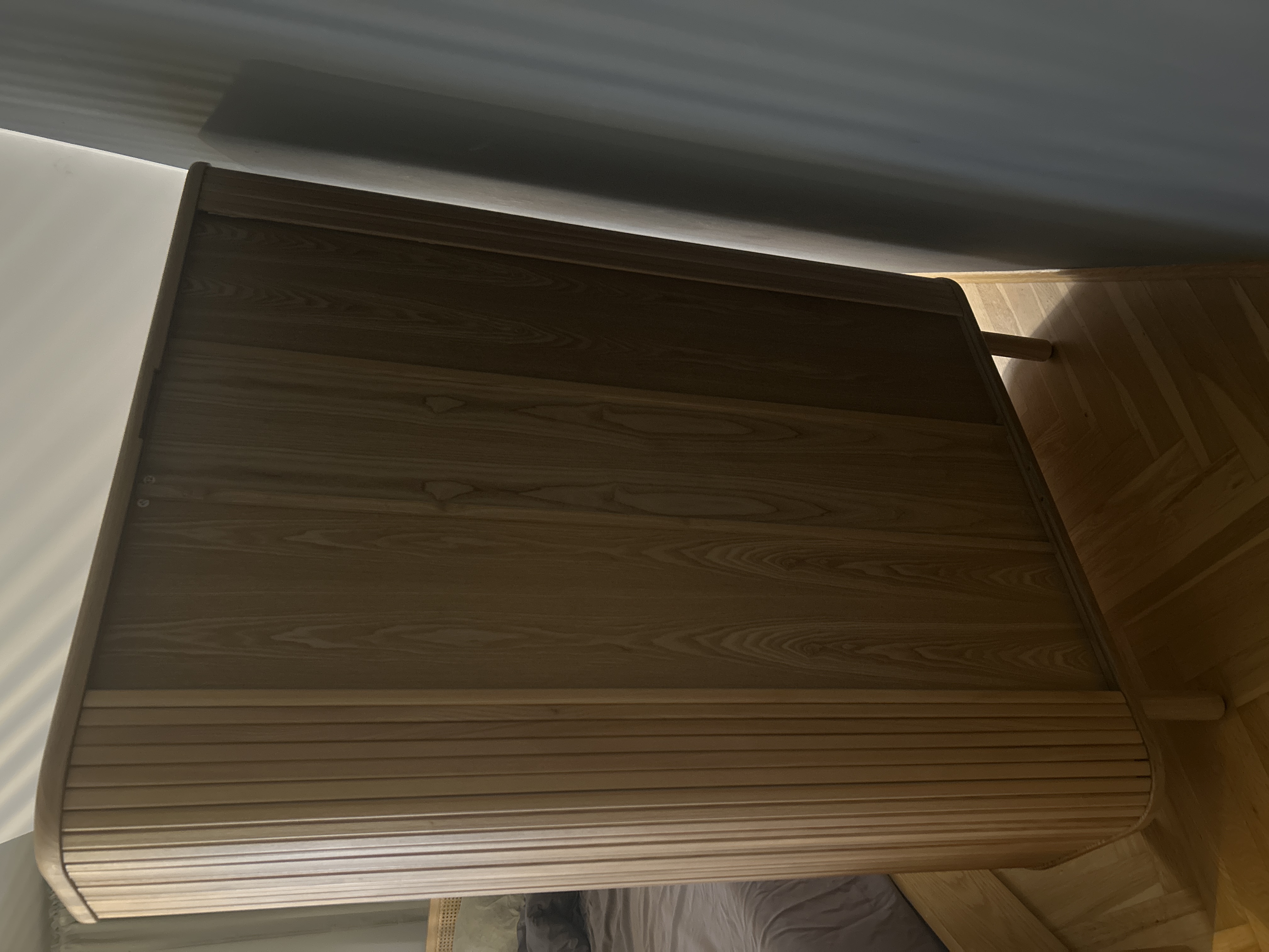 Mailen Highboard Holz Hellbraun