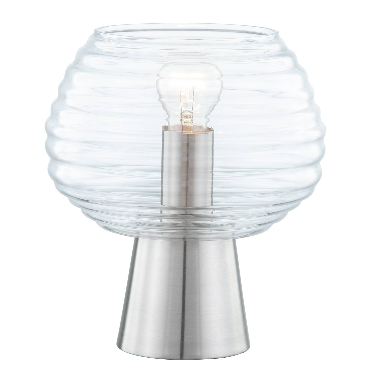Table lamp Sywell Clear glass Transparent
