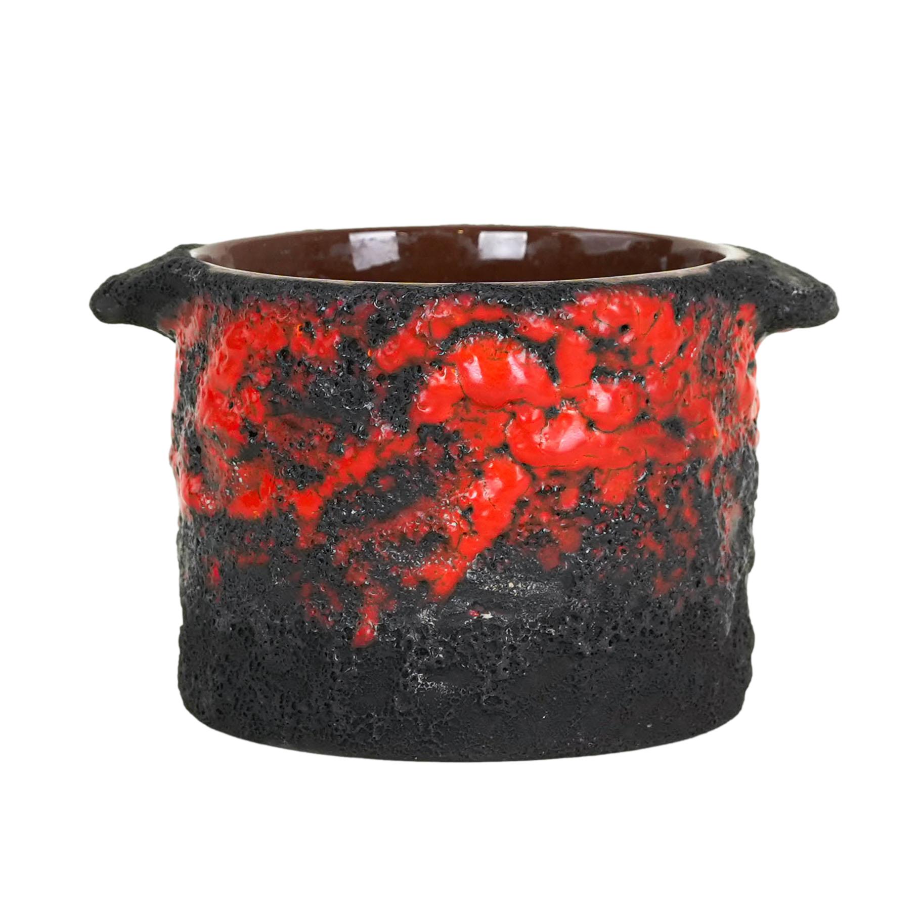 Ceramic vase Fat Lava 1960s
