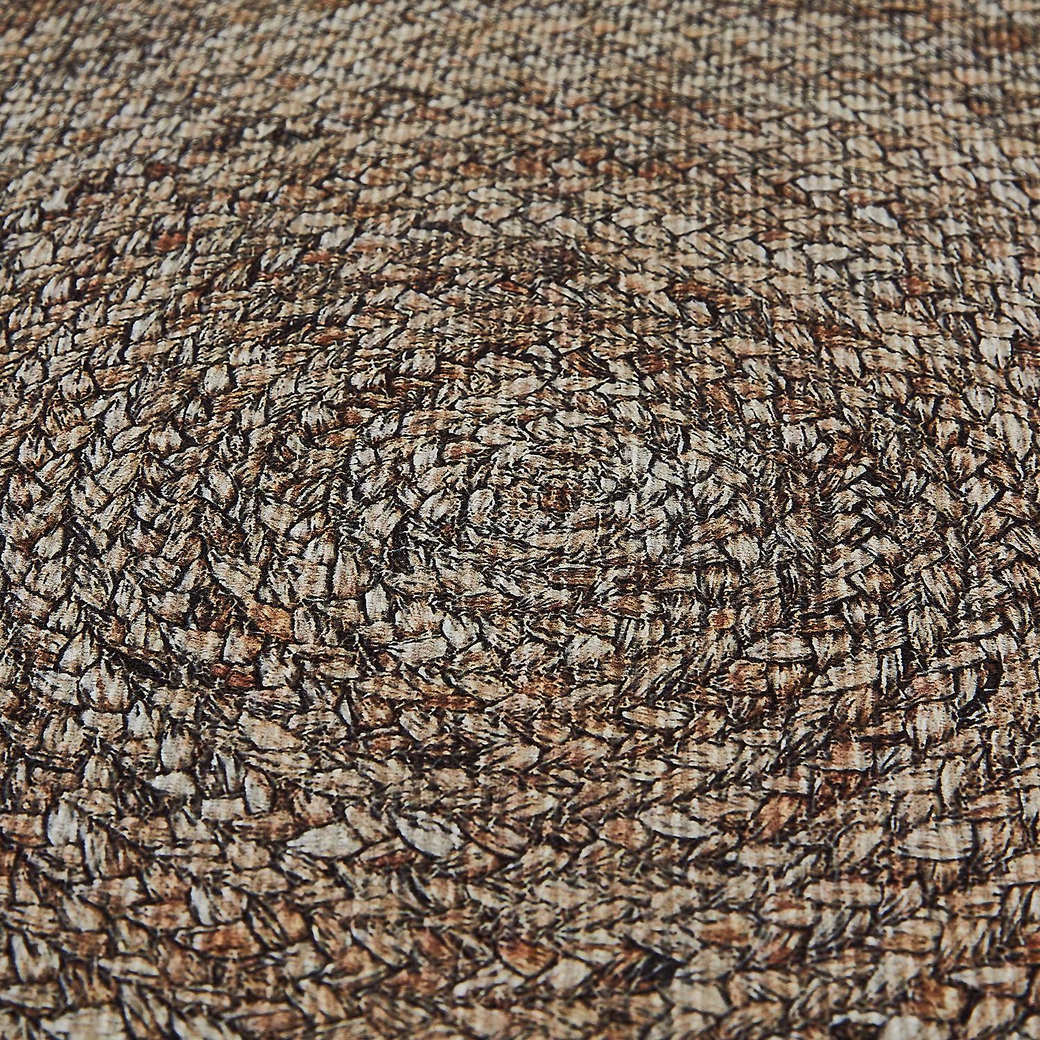 Kurzflorteppich Stampa Beige Ø 100cm