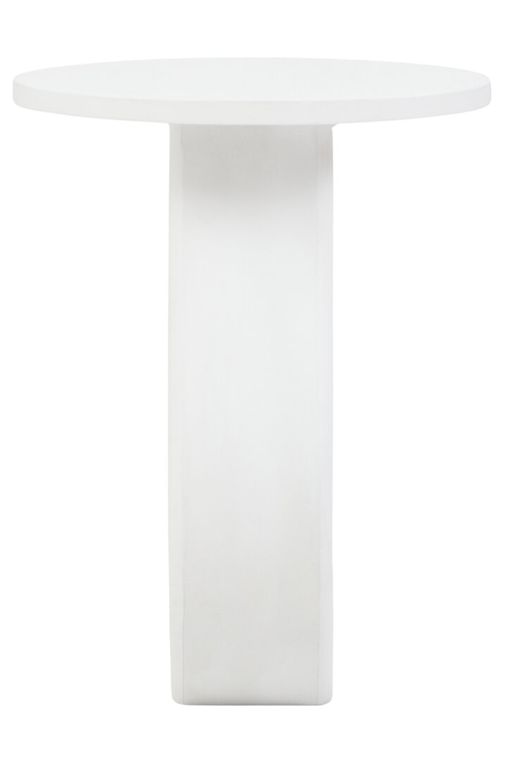 Walsa Side Table Mango Wood White