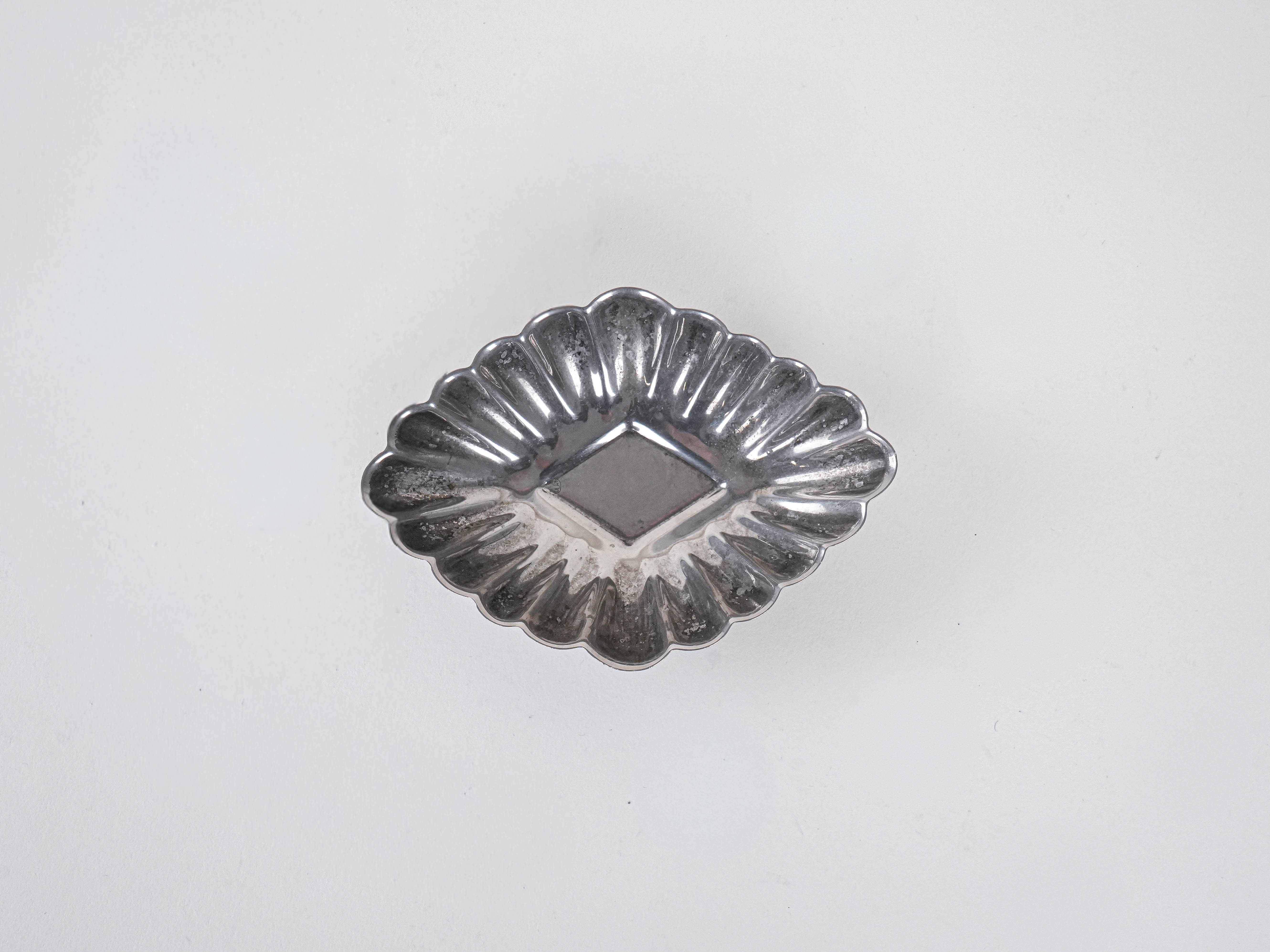 Metallplatte Silber
