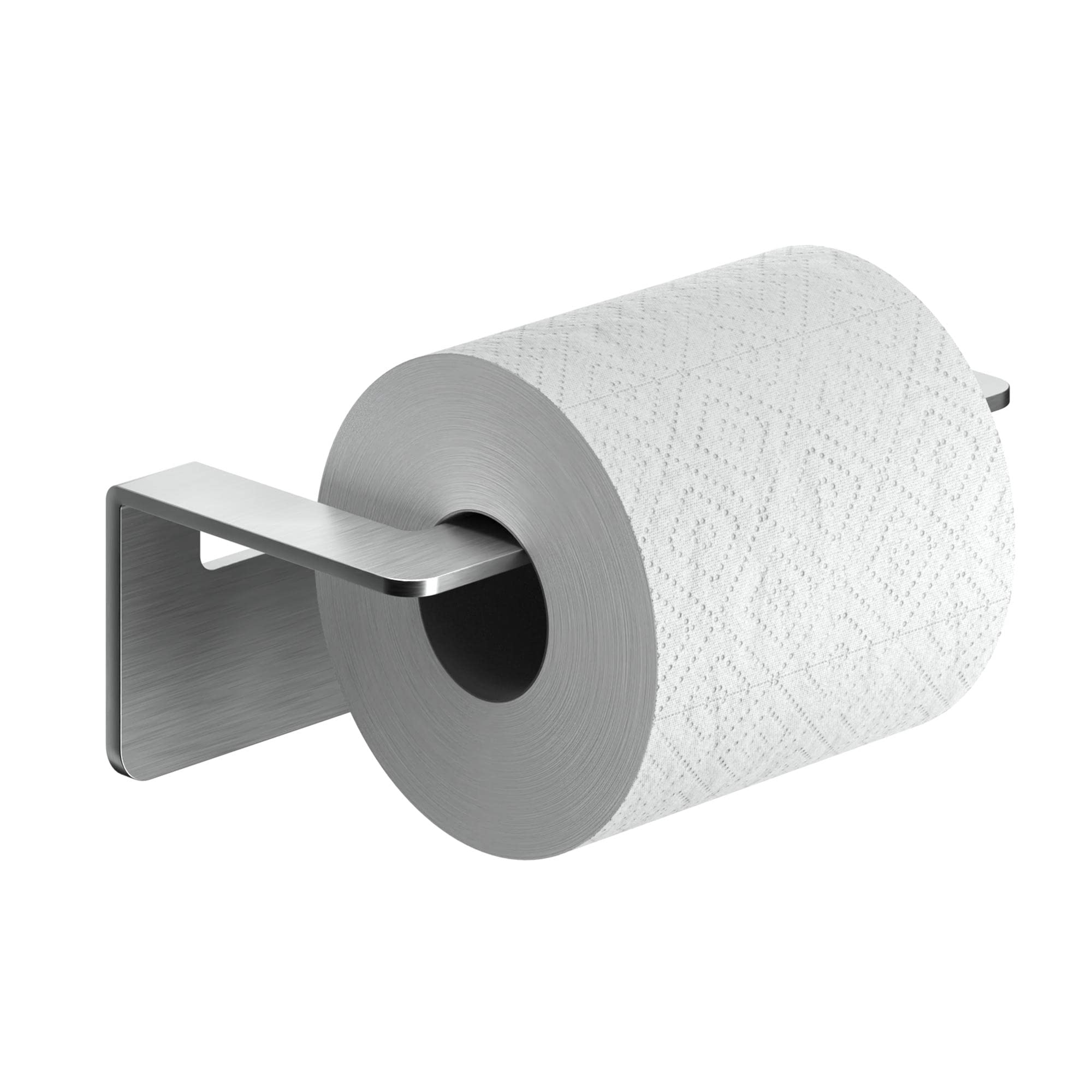 Toilettenpapierhalter Edelstahl Silber