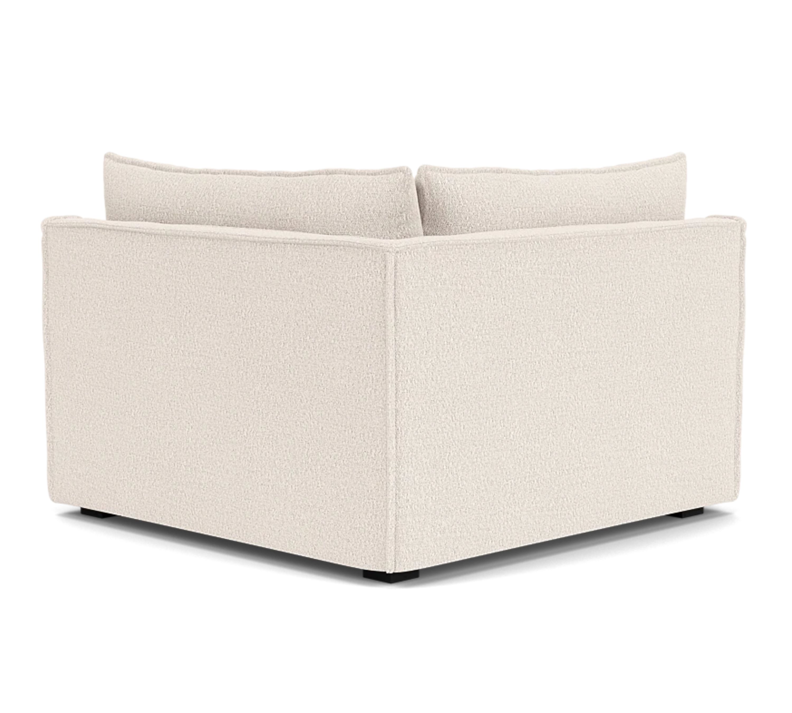 Daphne 1-seater corner module left Maya Cream