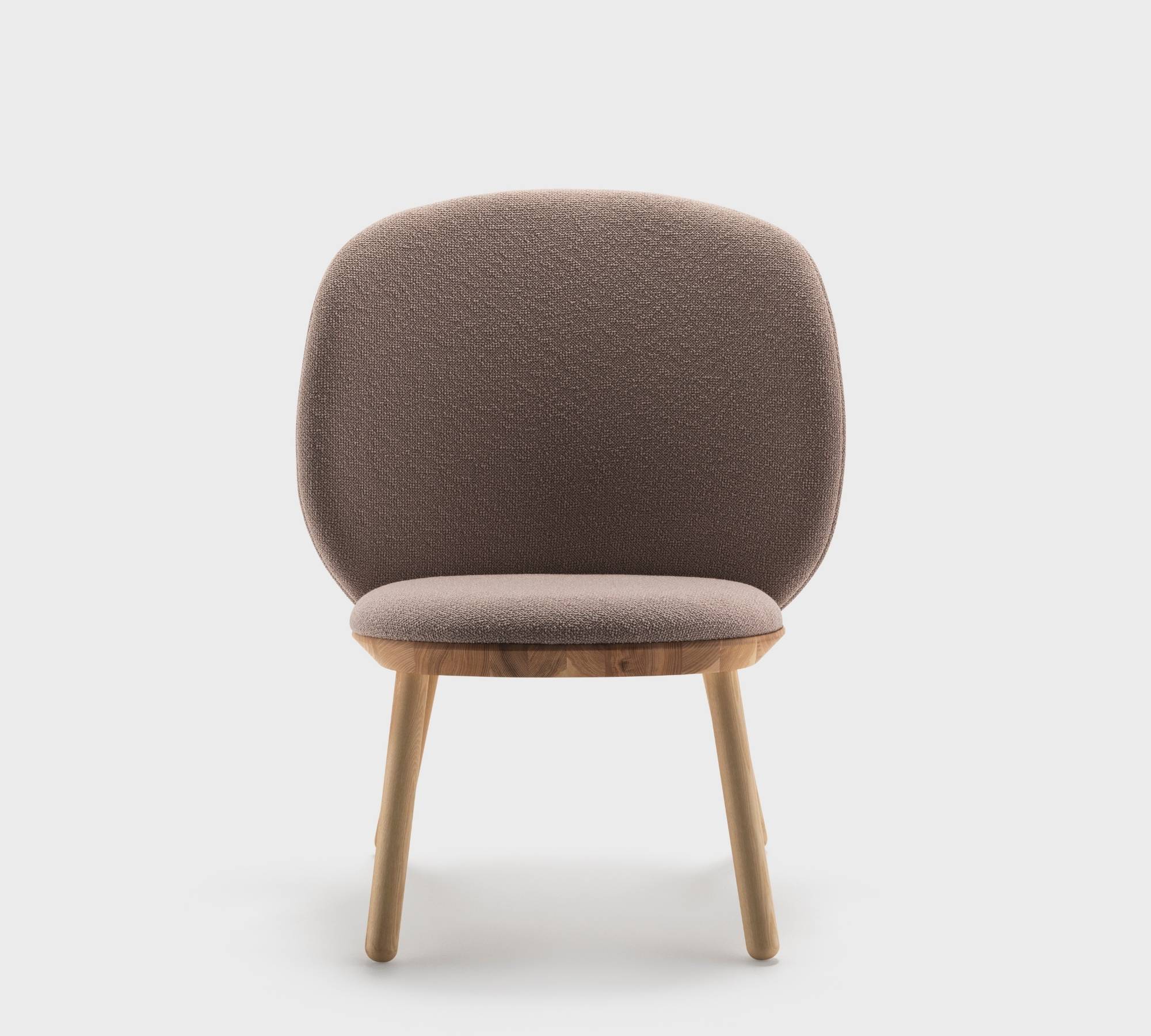 Naïve Armchair Ash wood Fabric Taupe