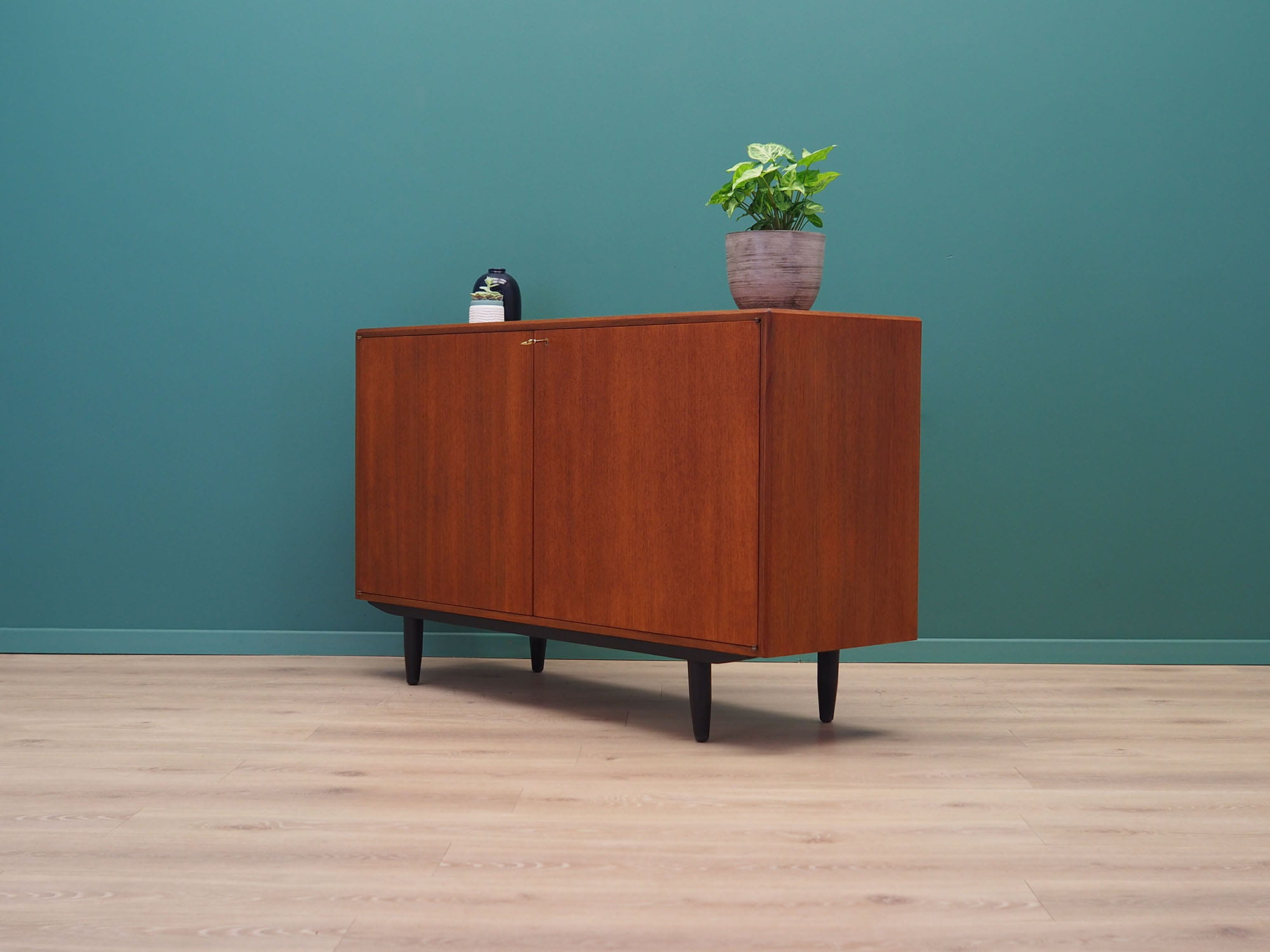 Vintage cabinet teak brown 1960s