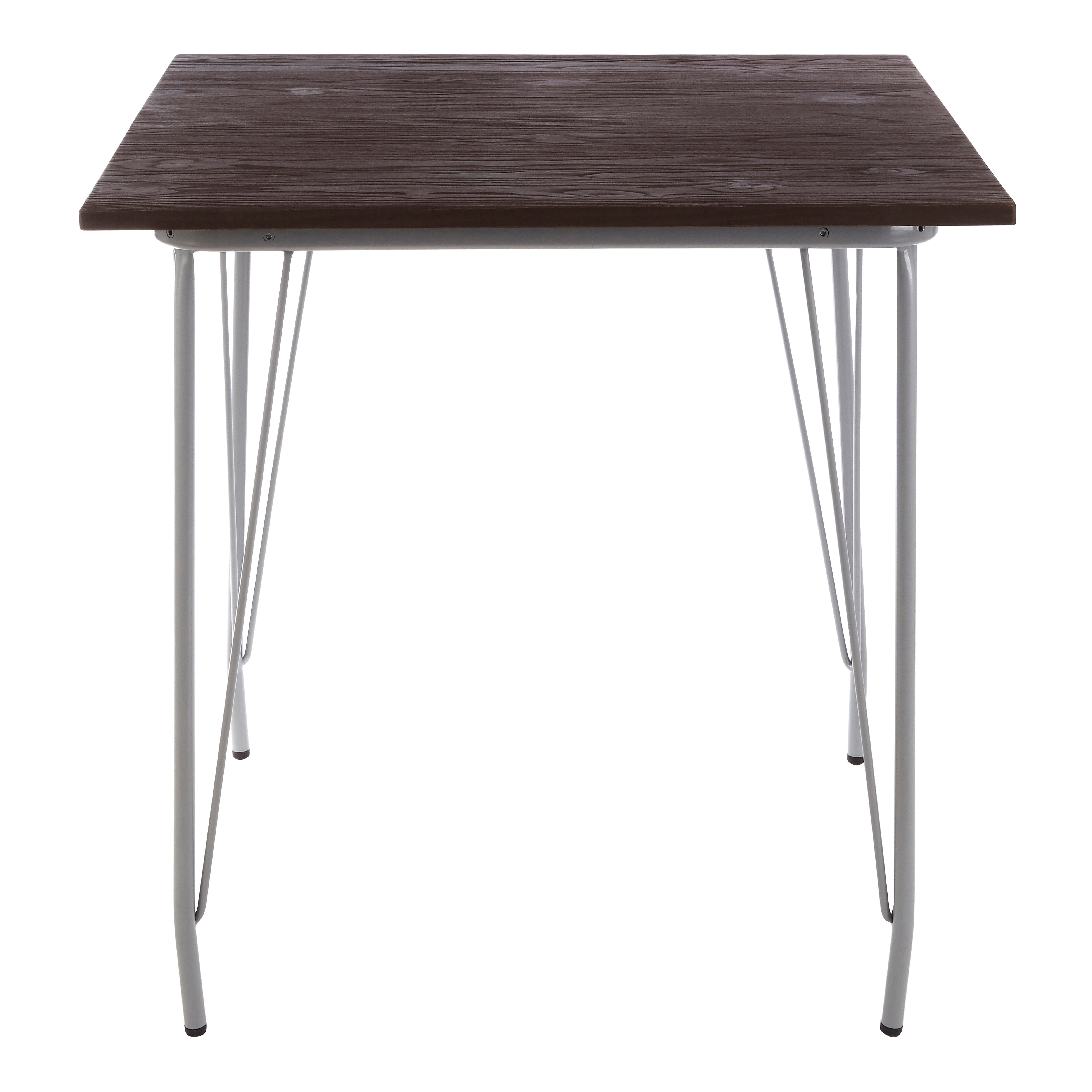 District Grey Metall und Elmholz Tisch
