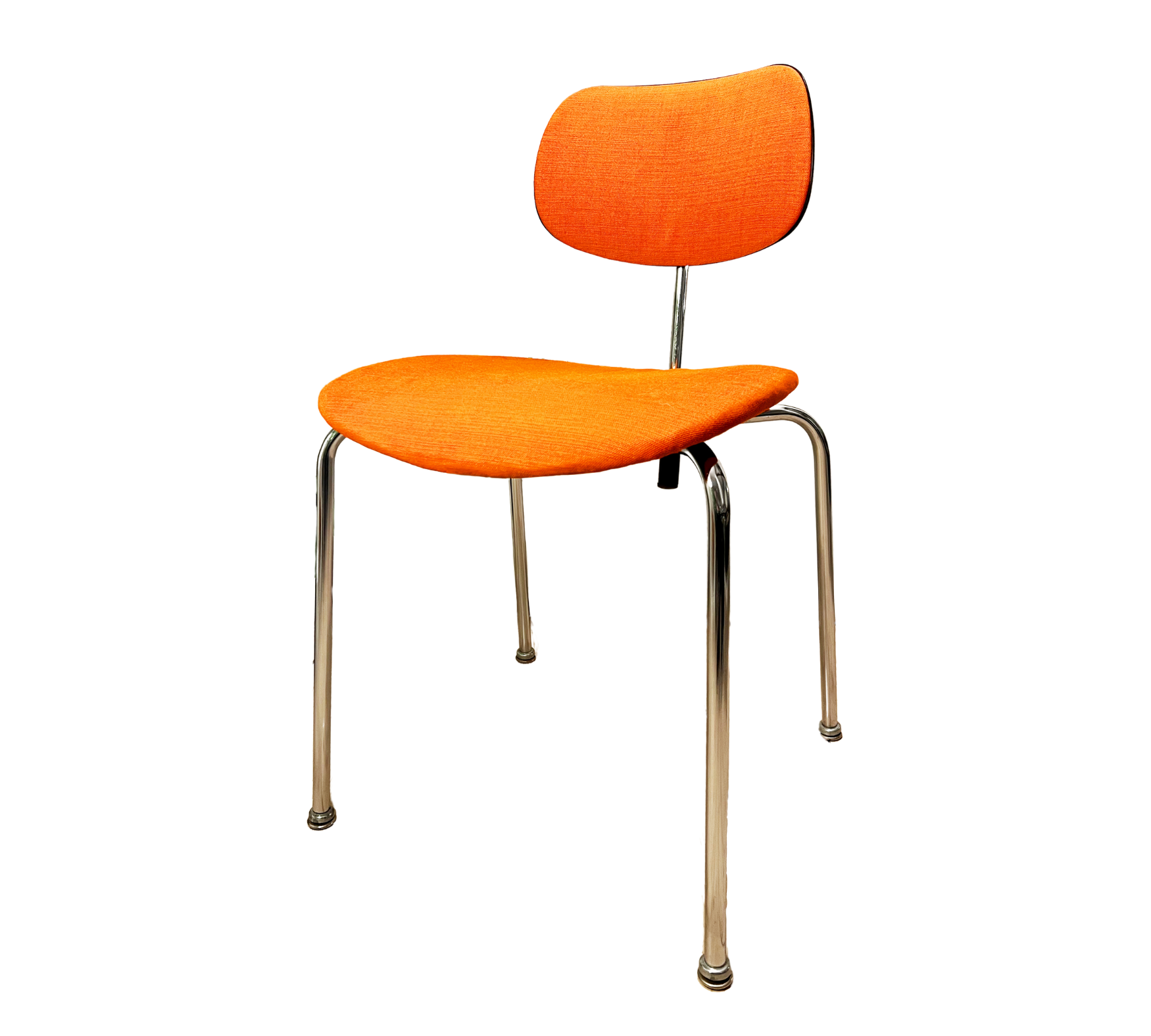 Wilde&Spieth Eiermann SE 68 Stuhl Textil Stahl Orange