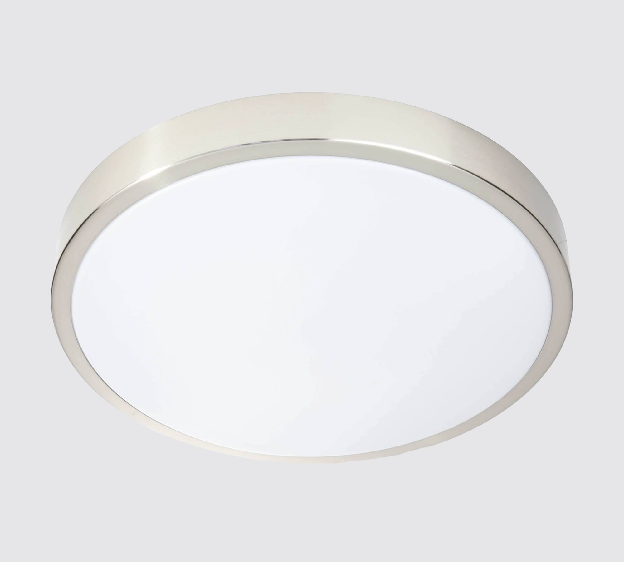 LED Deckenleuchte mit Fernbedienung Silber