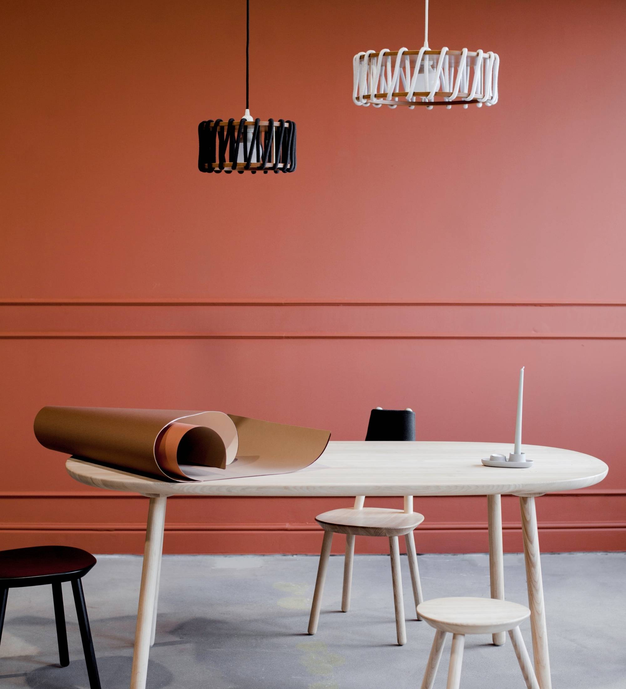 Pendelleuchte Macaron Schwarz