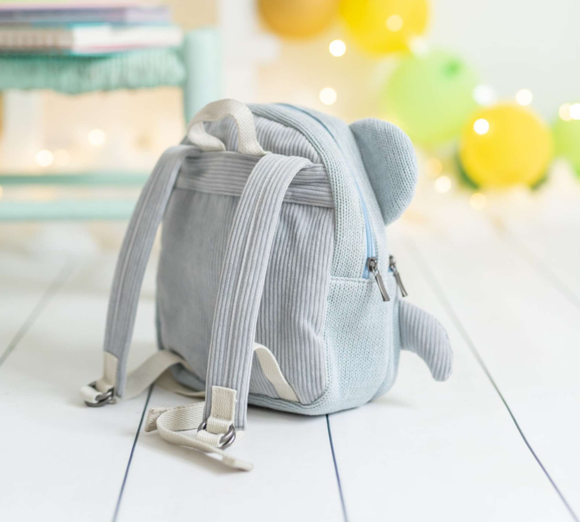 Rino Rucksack Baumwolle Blau