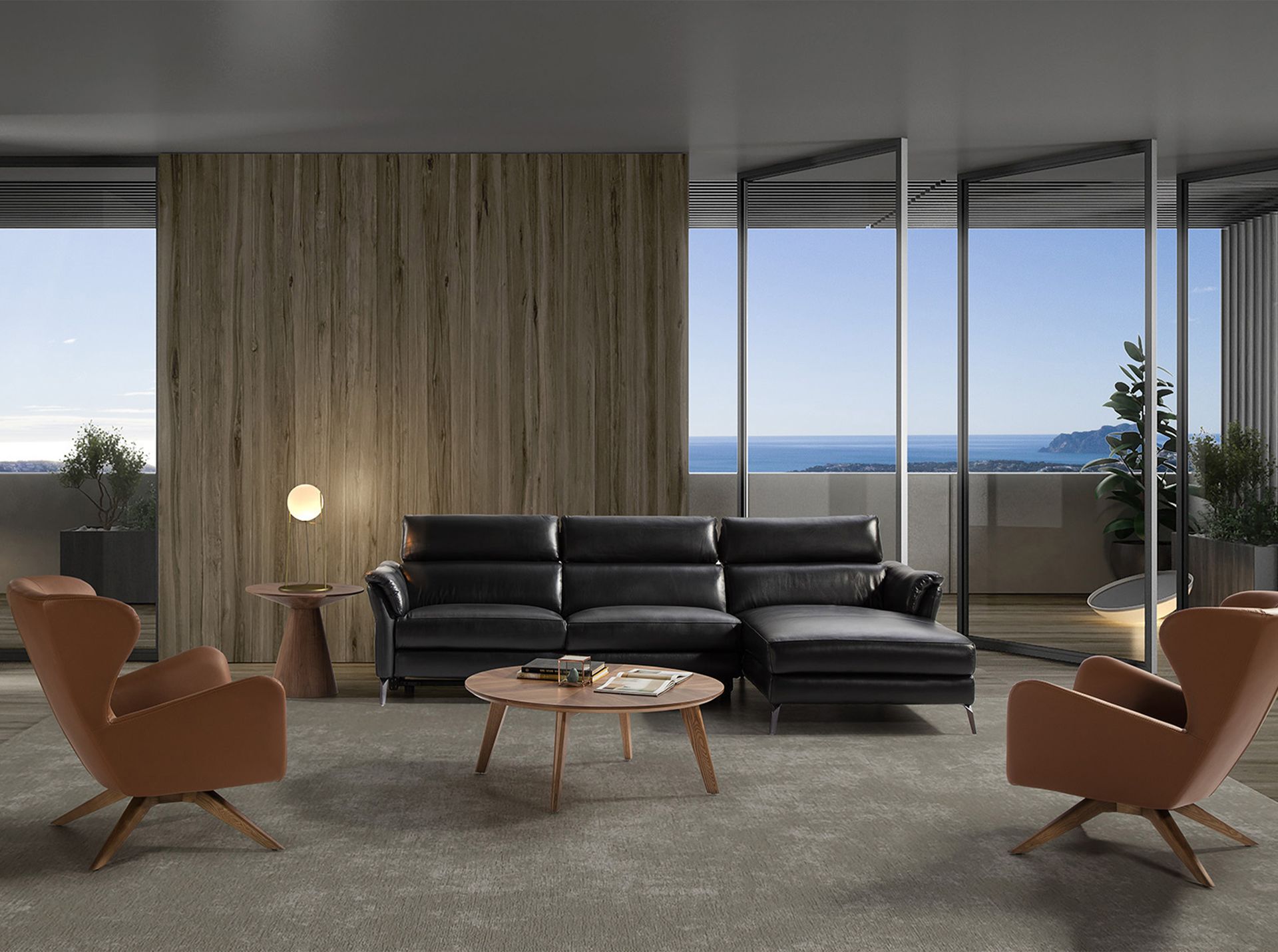 Beistelltisch Braun Ø 60cm