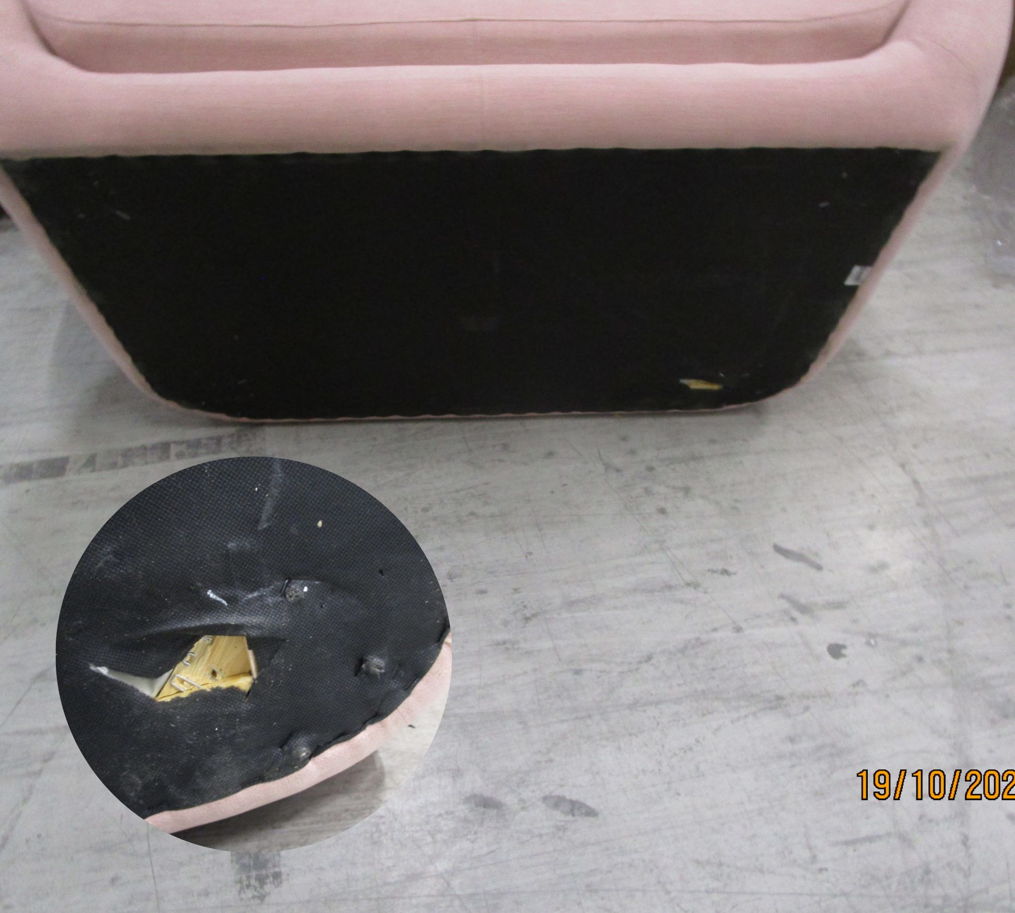 Herman Sofa 2-Sitzer Forest Rosa