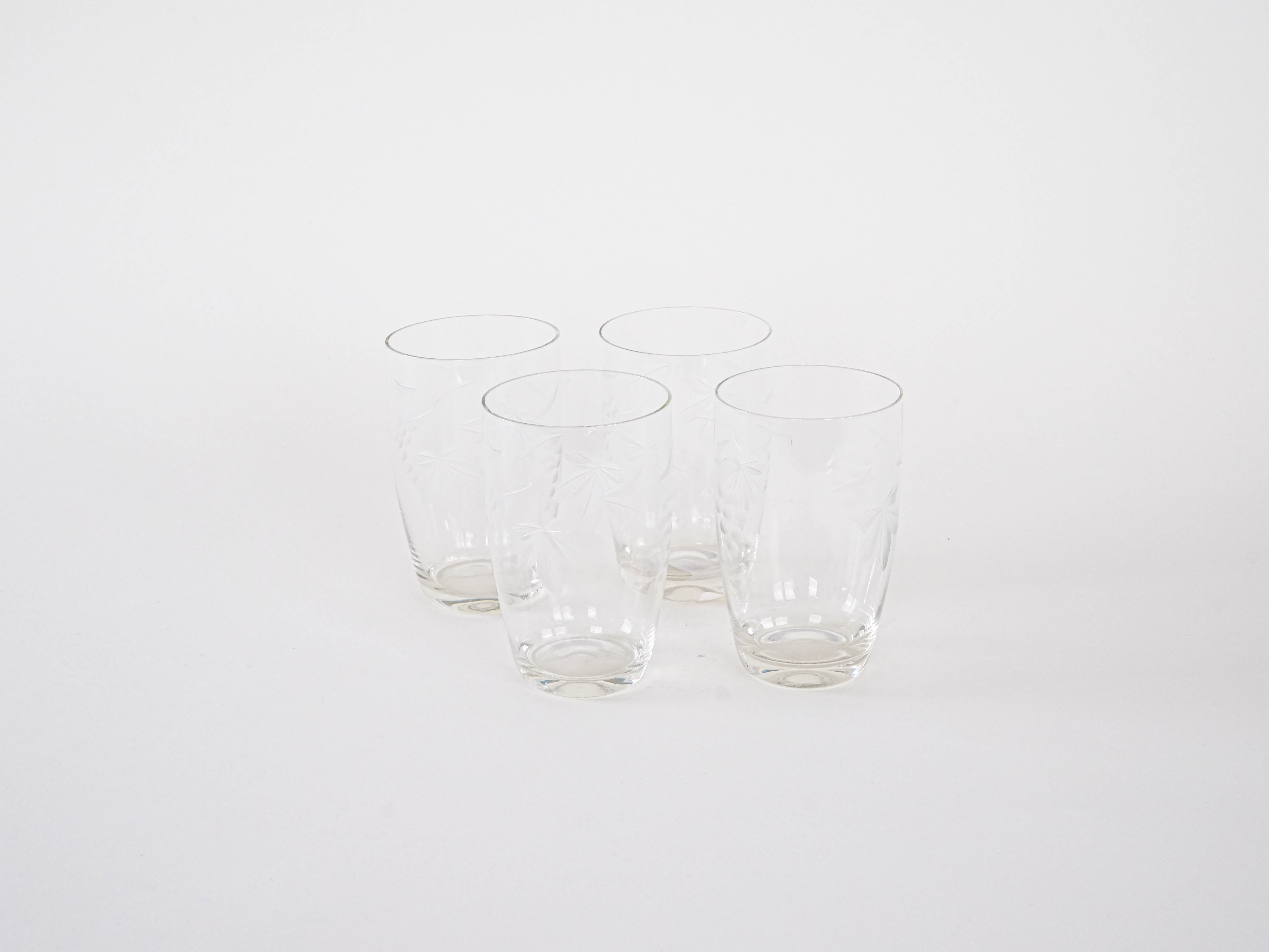 4x Glasses Transparent