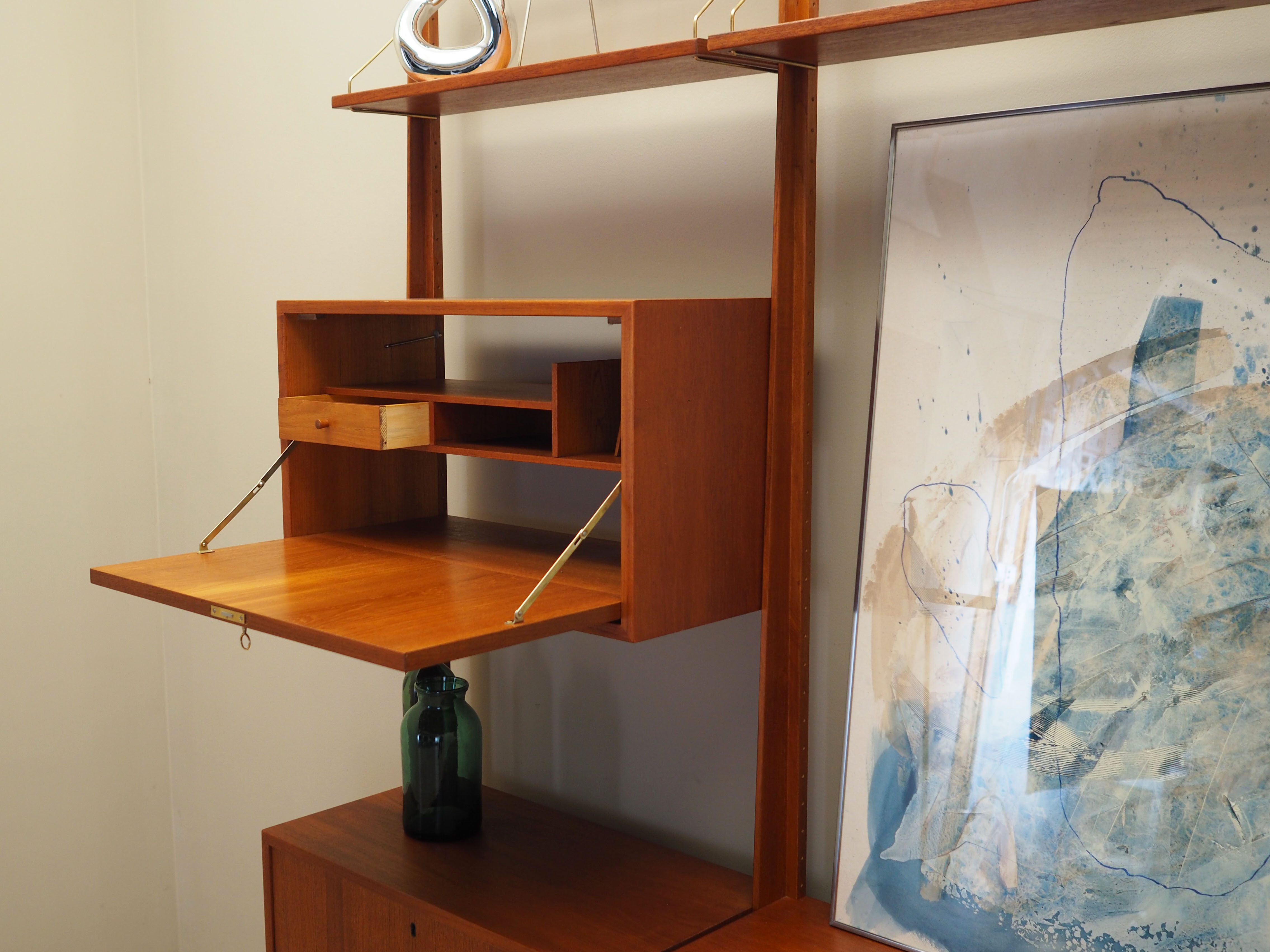 Regalsystem Teakholz 1960er Jahre