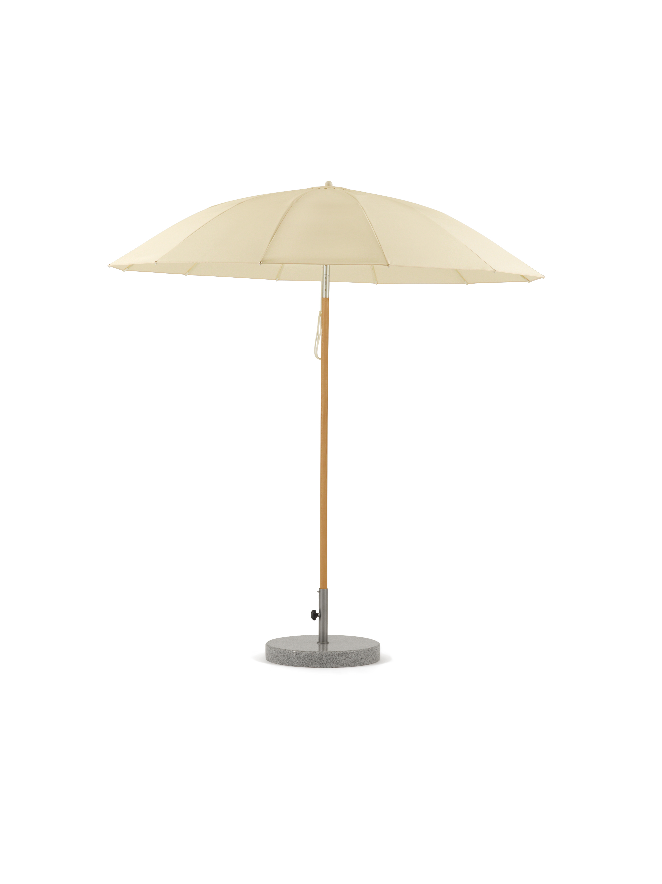 Pagoda Parasol Natural with base plate Ø 240cm