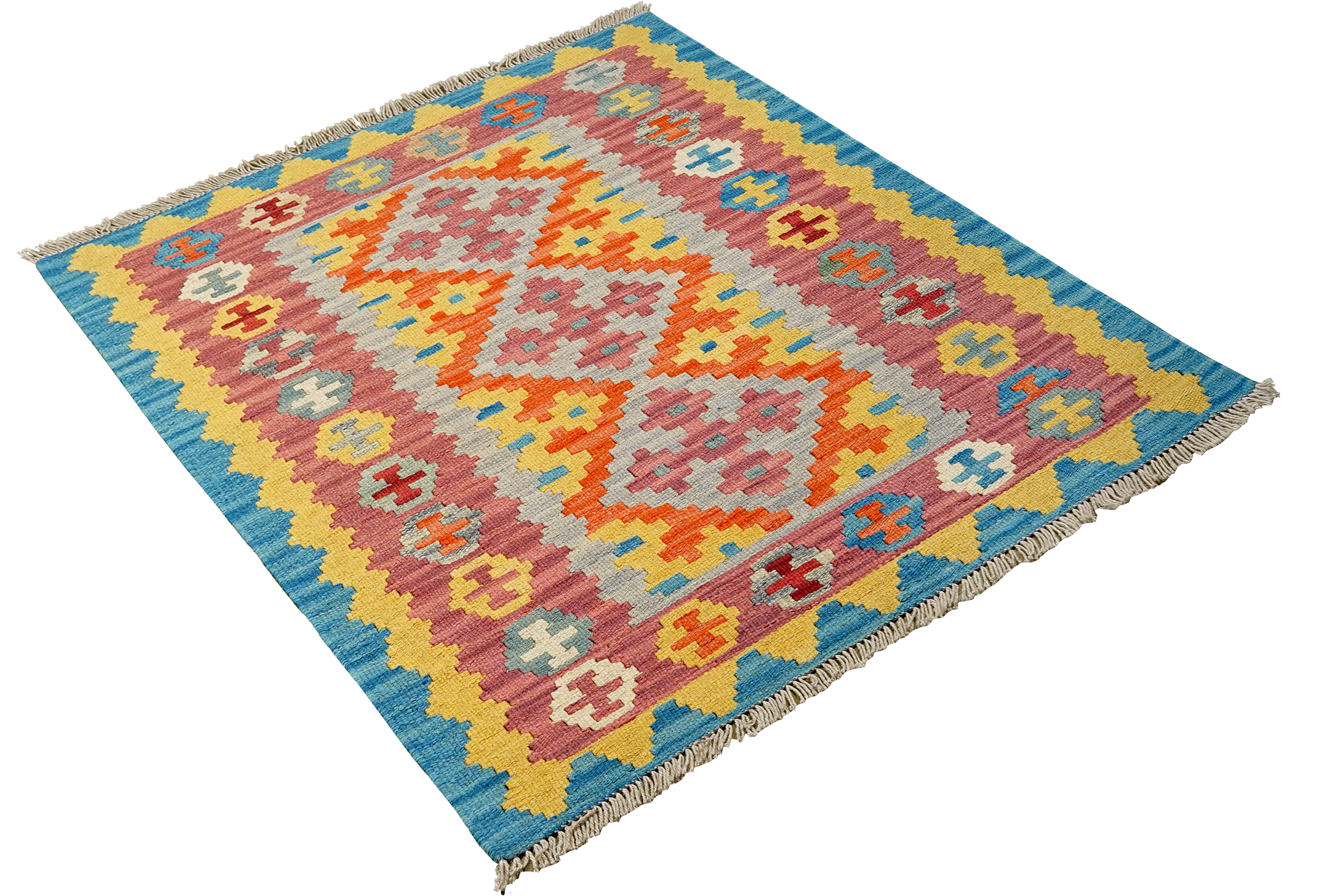 Kilim Gashgai Teppich Mehrfarbig