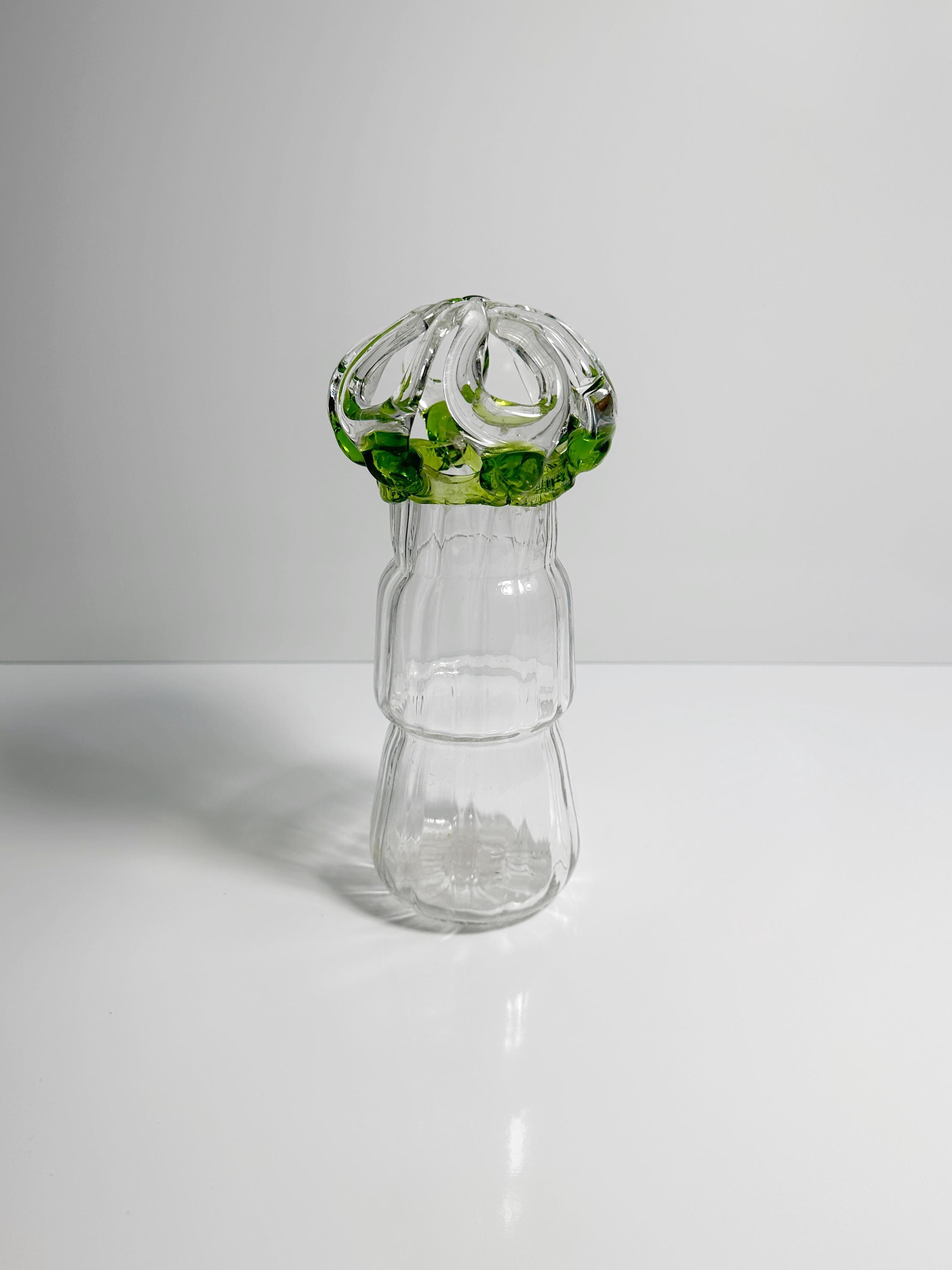 Vintage Jugendstil Vase Muranoglas 1900er Jahre