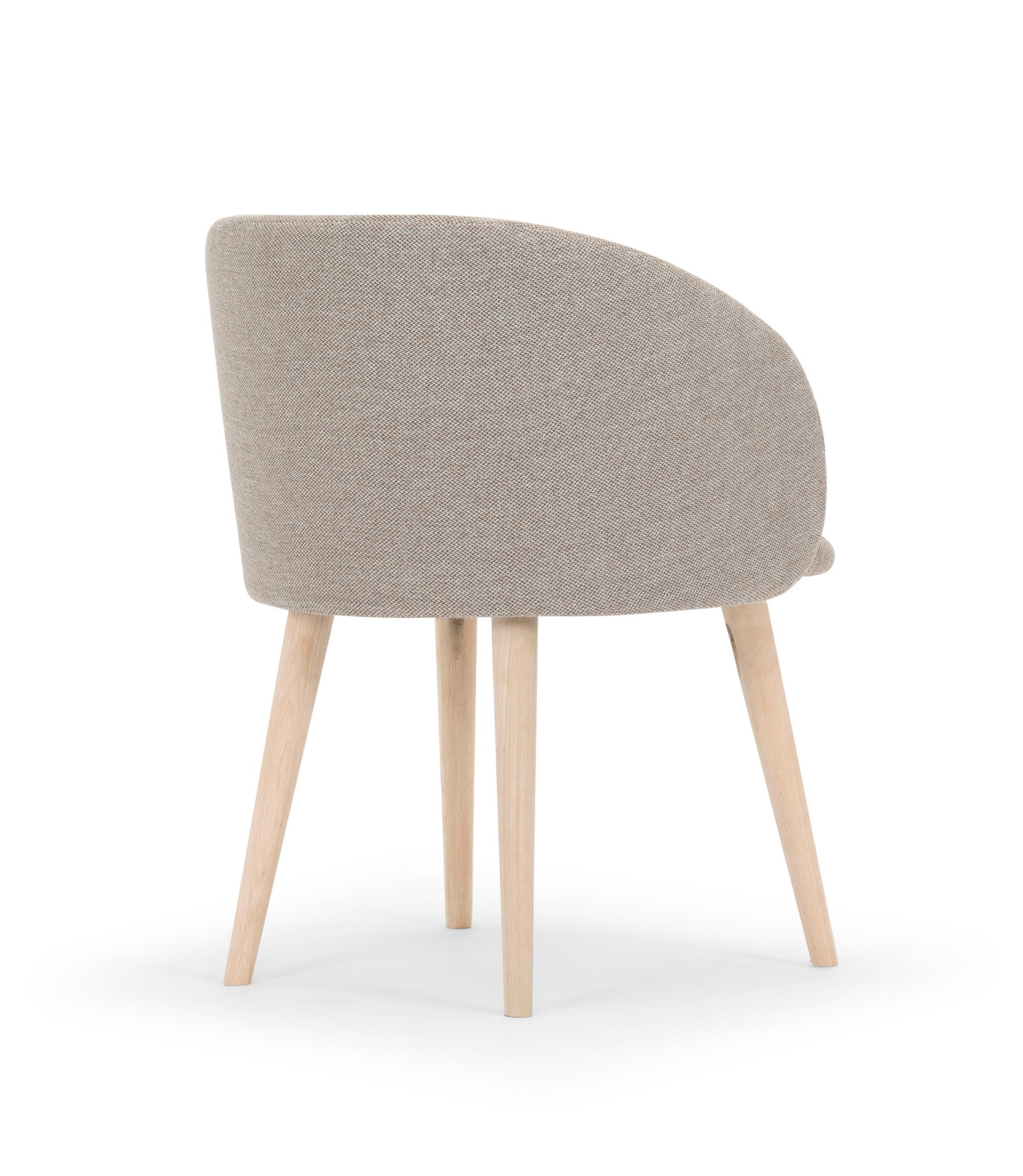 Pink dining chair Agnes Brown