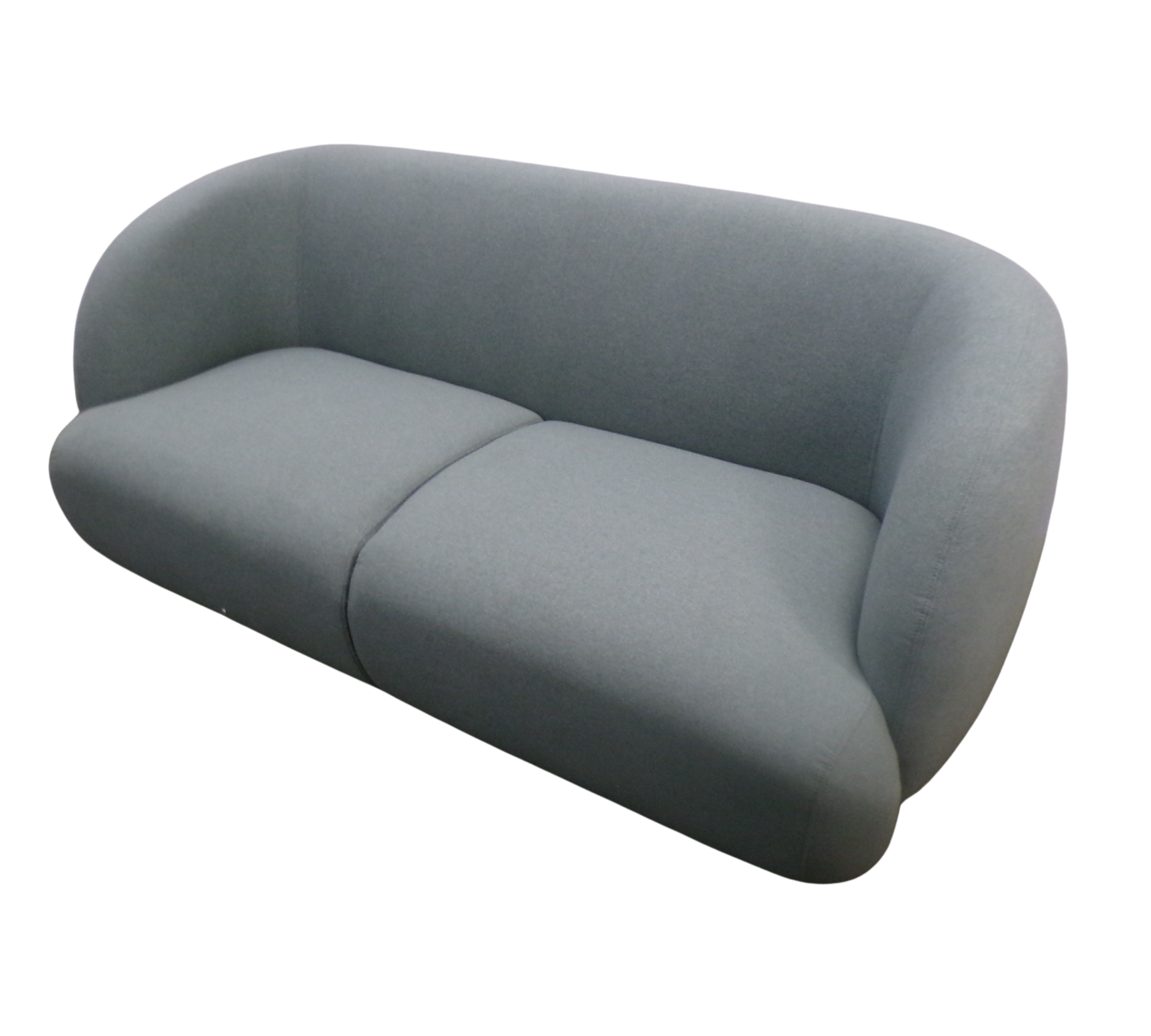 Design-Award-Winning Paula Sofa 2-Sitzer Fabio Grey Green