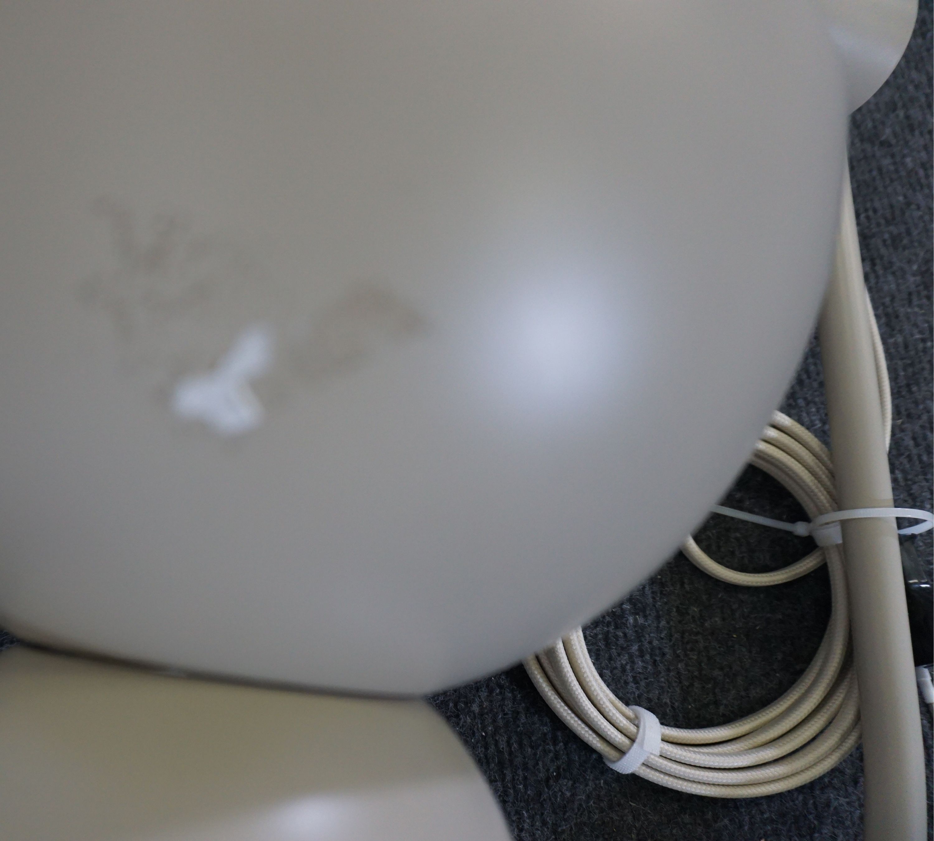 Butterfly Wandlampe Metall Beige