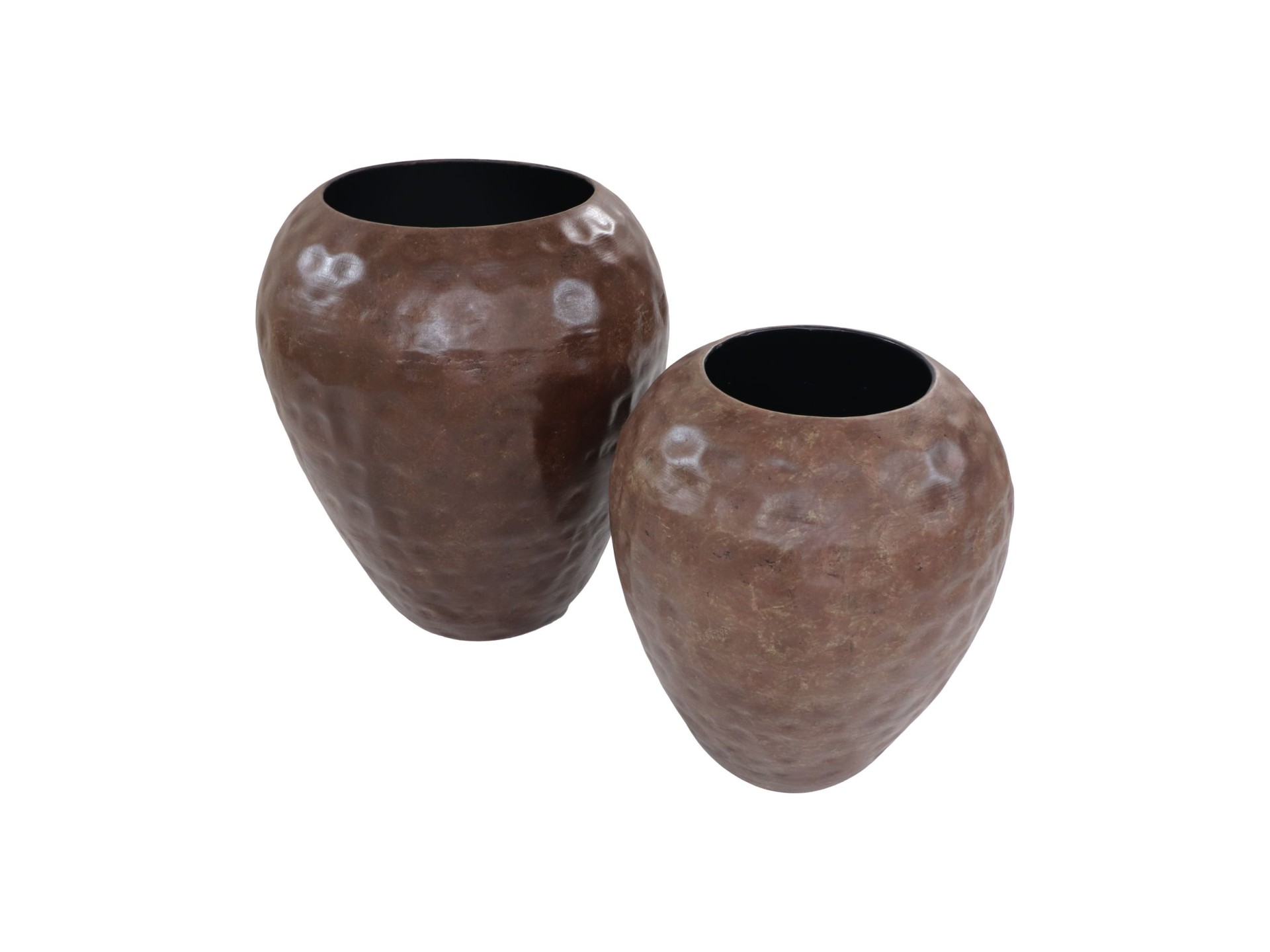 Vase Metall Braun