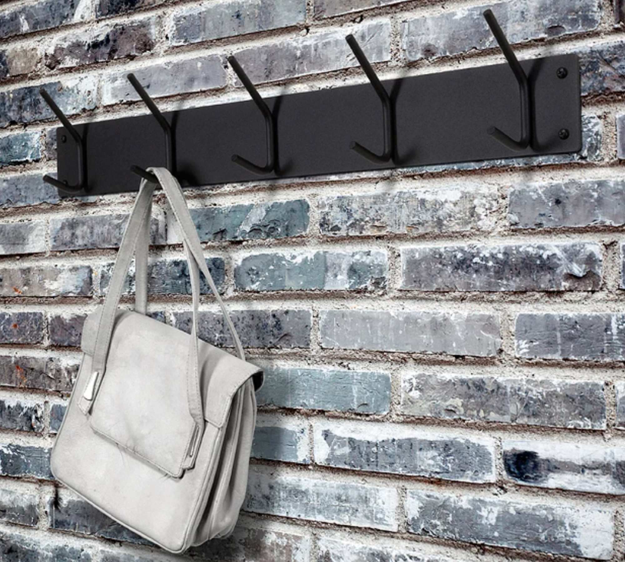 Coat rack Falcao Metal Black Width: 70 cm