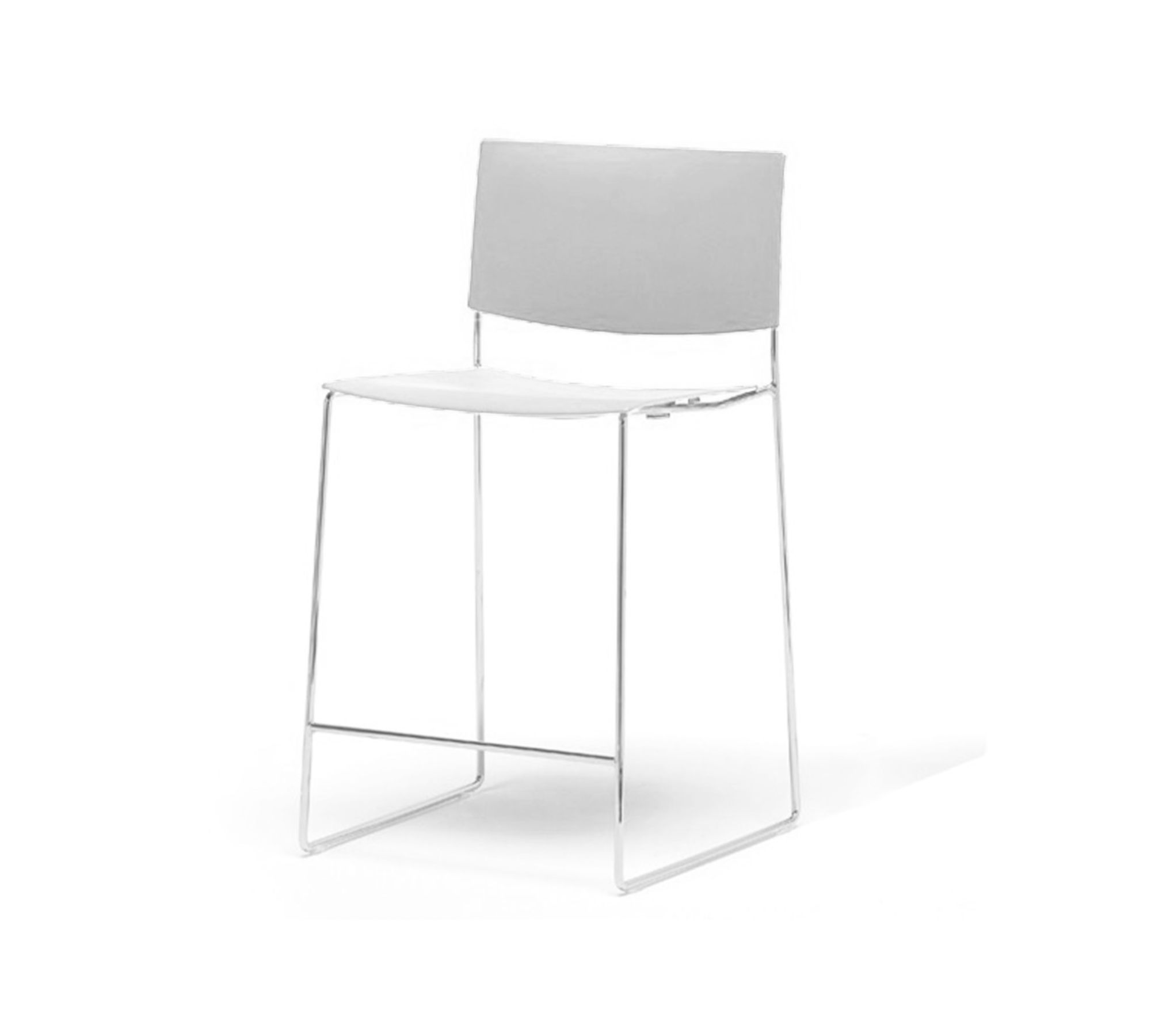 Sit BQ1209 Barstuhl Aluminium Weiß