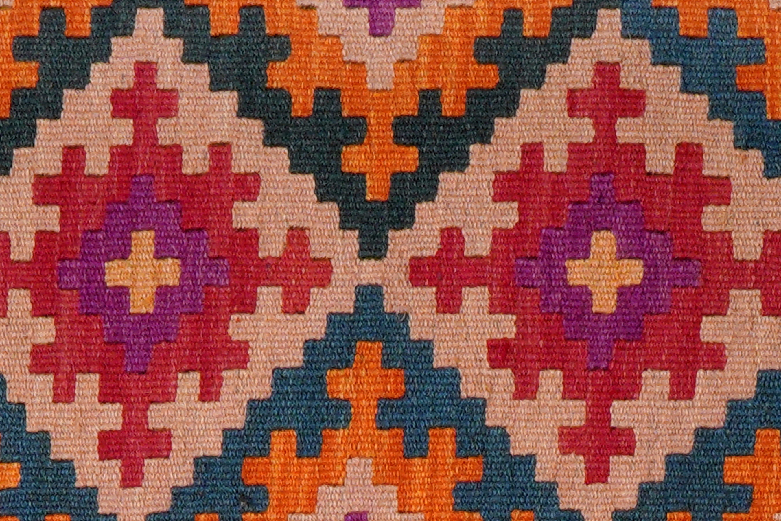 Kilim Gashgai Teppich Wolle Mehrfarbig