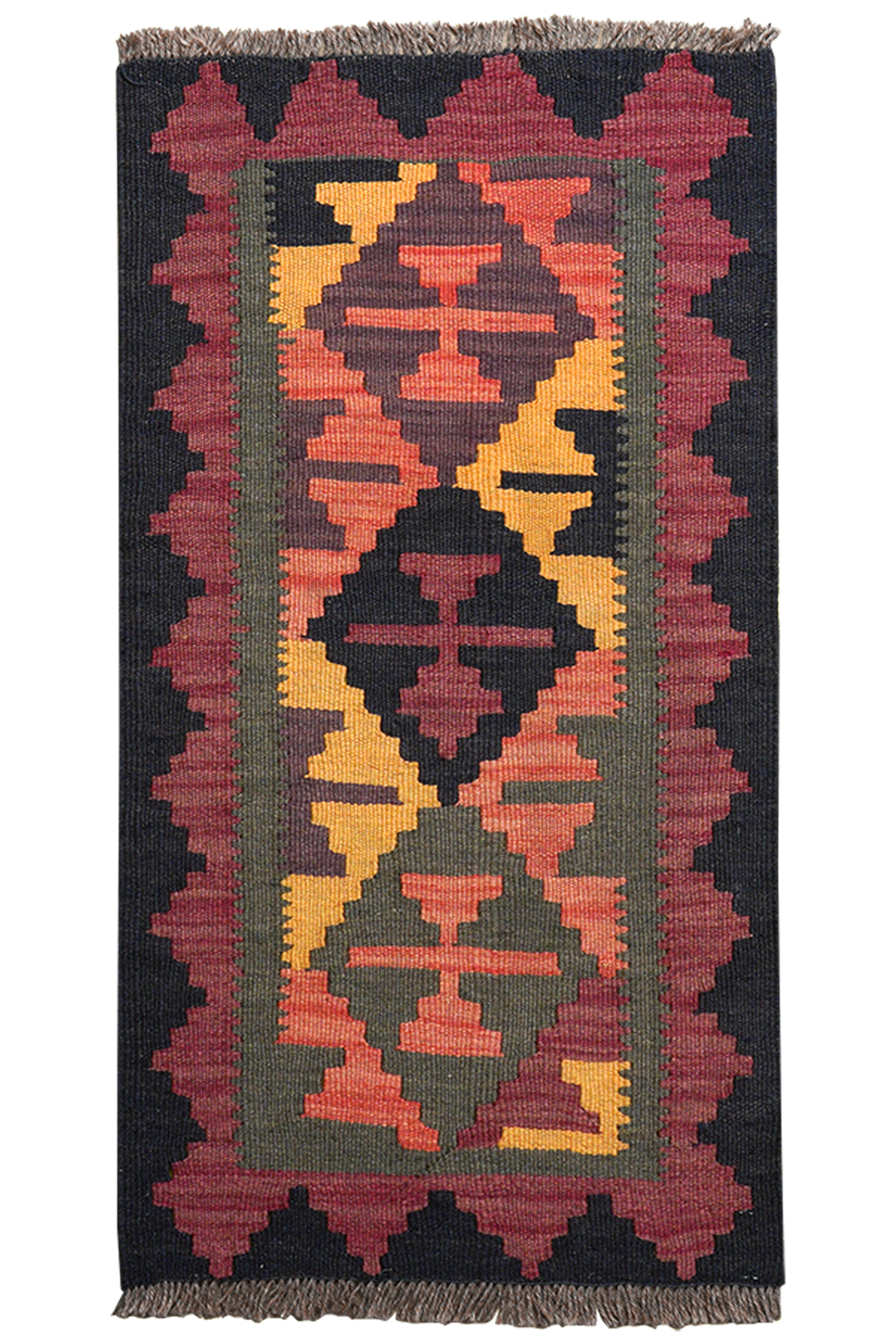 Kilim Gashgai Teppich Mehrfarbig