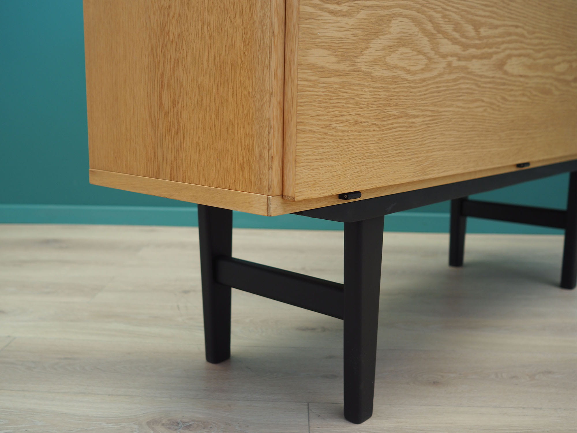 Vintage Cabinet Ash Wood Brown 1970s