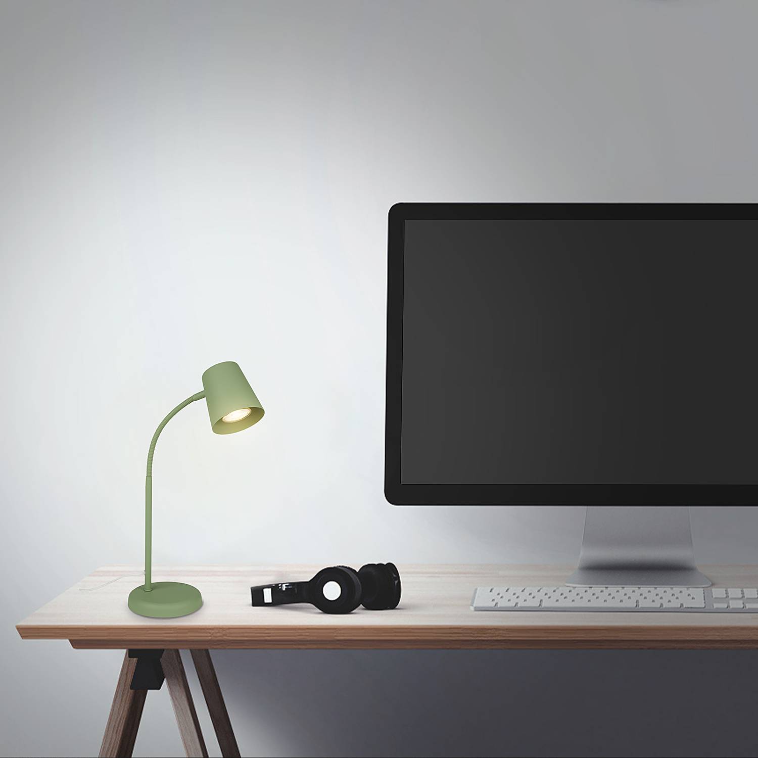 Sallani Table Lamp Aluminum Green