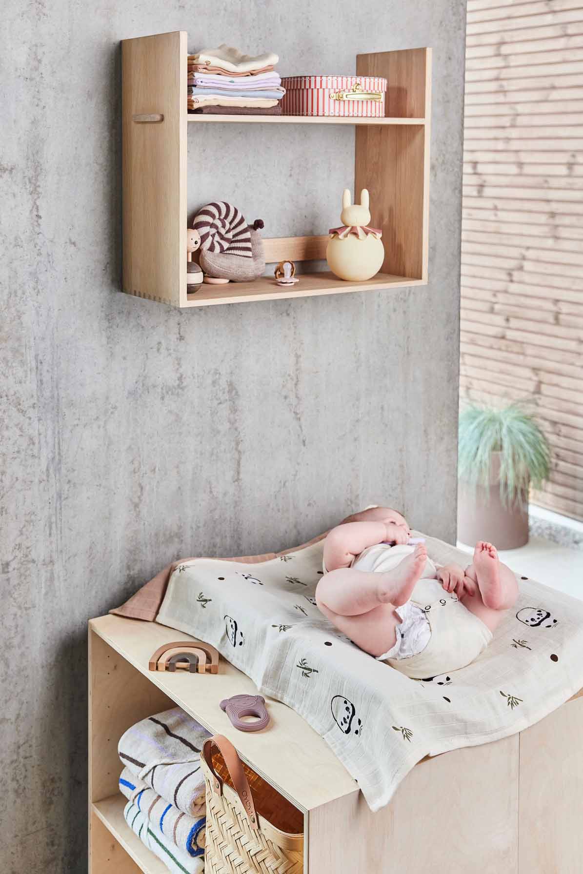 2x Nelson & Ling Ling Baby Beißring Silikon Rosa Beige