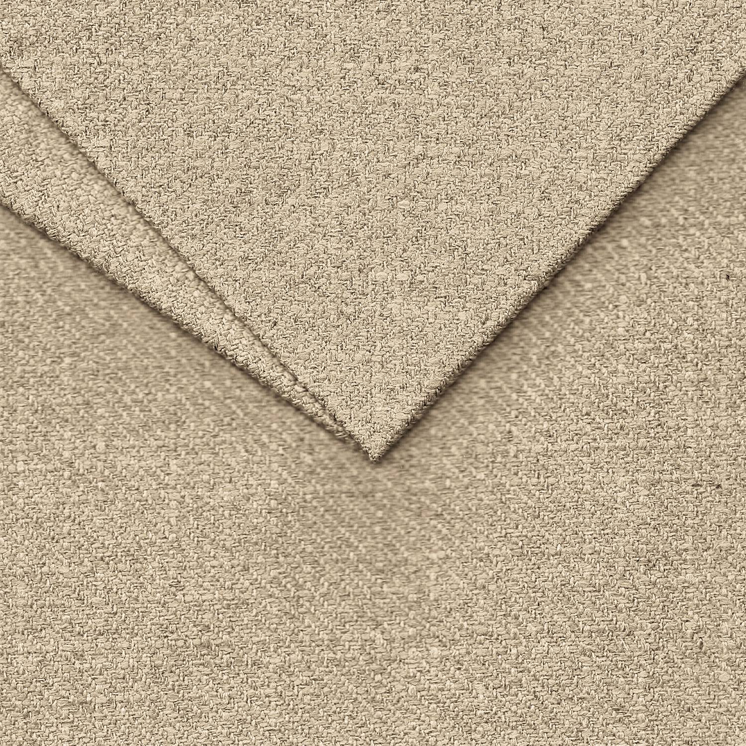 KINX Upholstered Bed Cover Flat Weave Sand 180 x 200cm