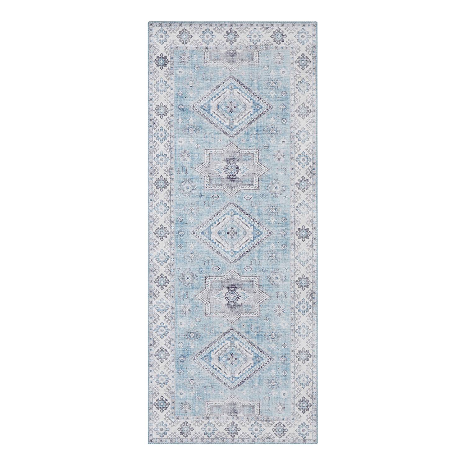 Runner Gratia Webstoff Jeans Blue