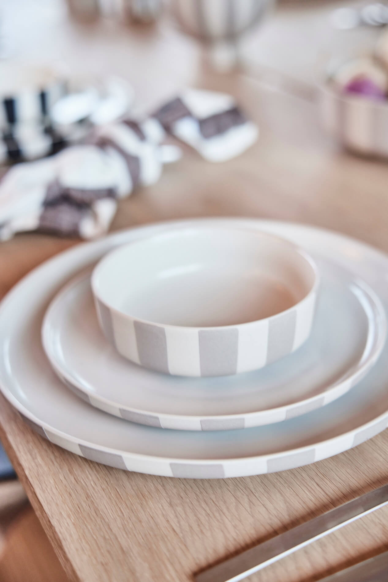 Piatto da pranzo Toppu Beige