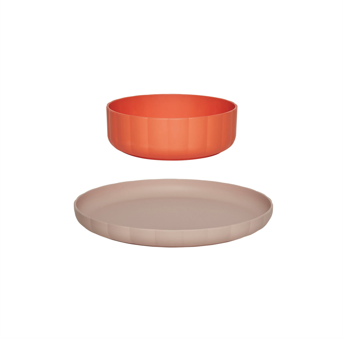 Pullo Plate & Bowl Set PLA Multicolored