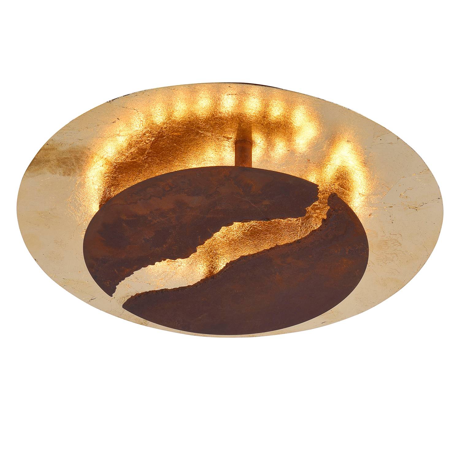 LED-Deckenleuchte Nevis Lava I Stahl Durchmesser: 30 cm