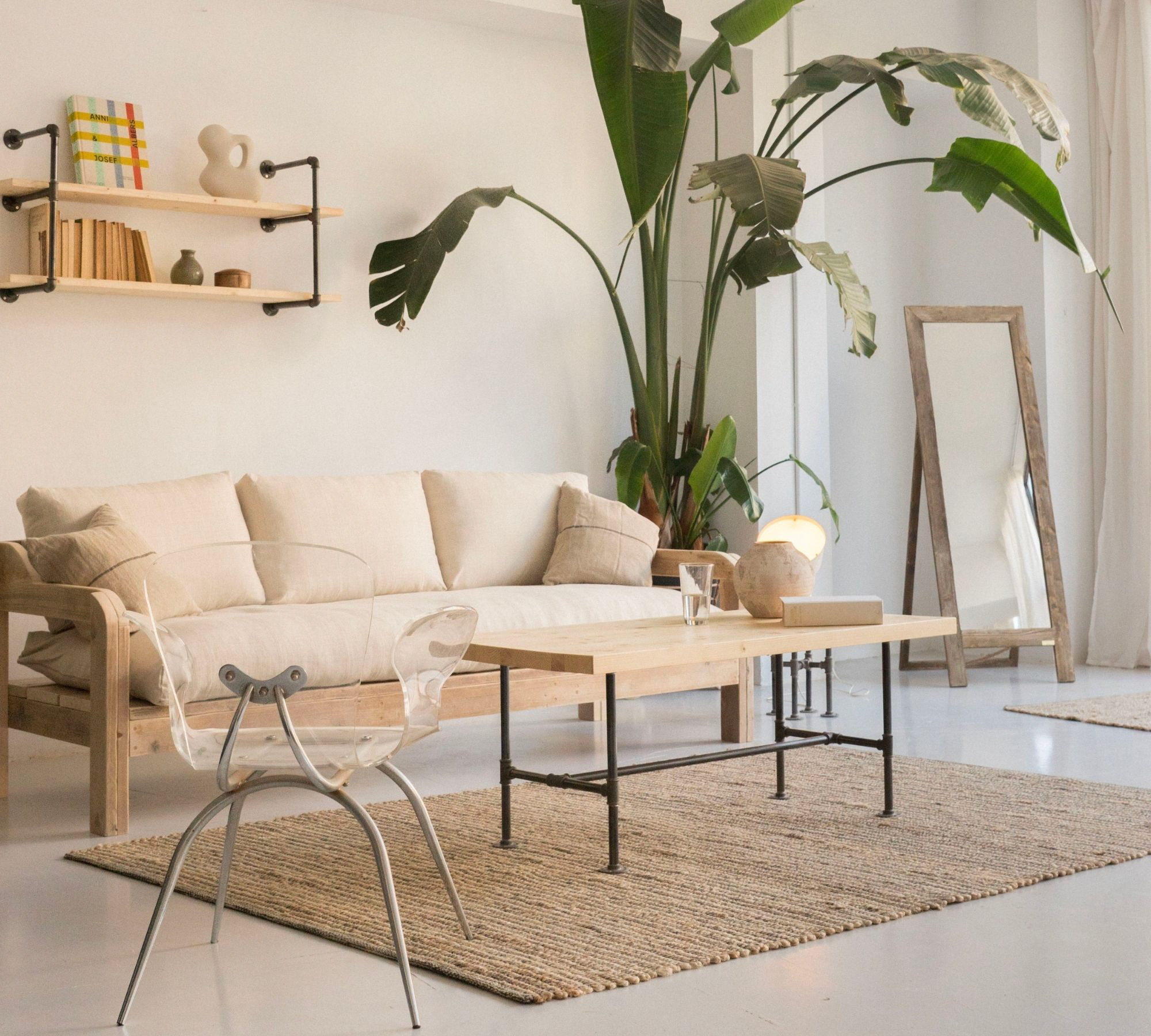 Tombé Couchtisch Holz Nussbaum