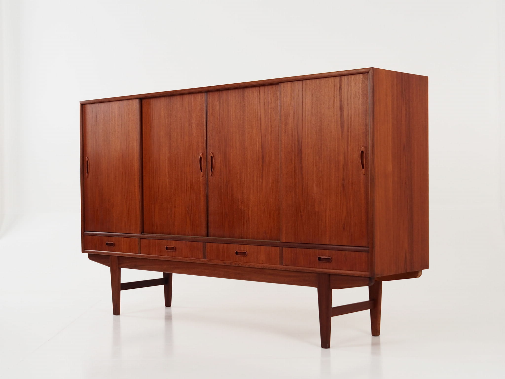 Vintage Sideboard Teak Wood Brown 1970s