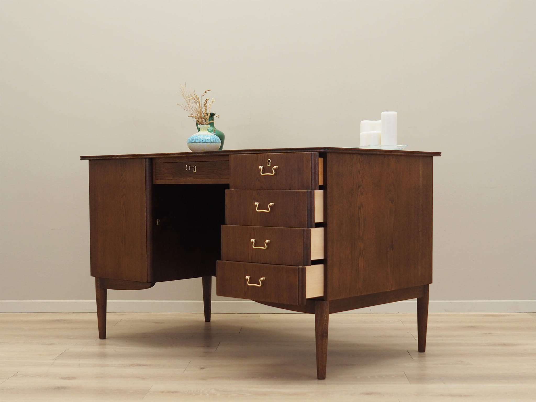 Desk Wood Brown 1970s