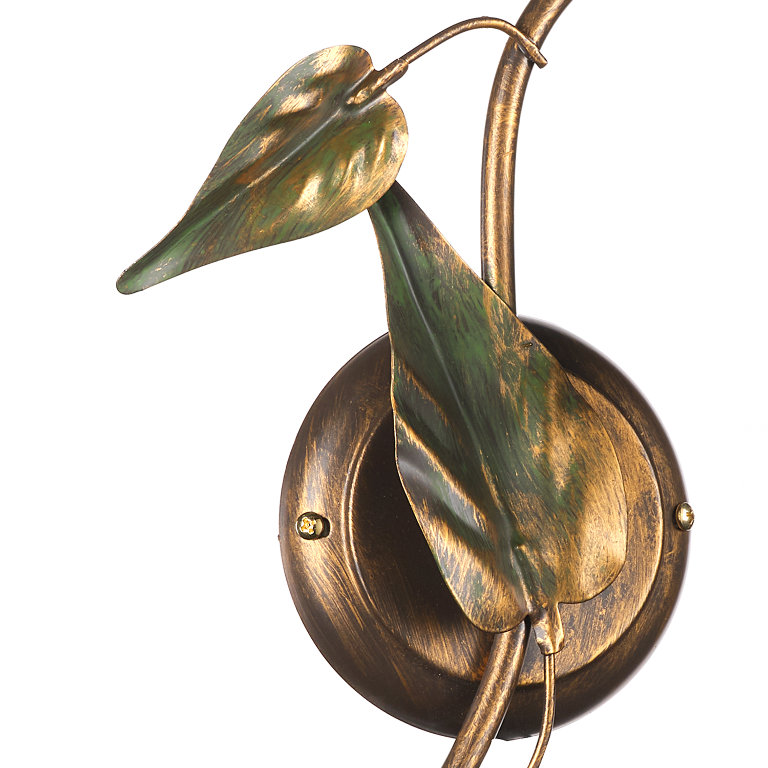1-Light Wall Lamp Miranda Satin Glass Iron