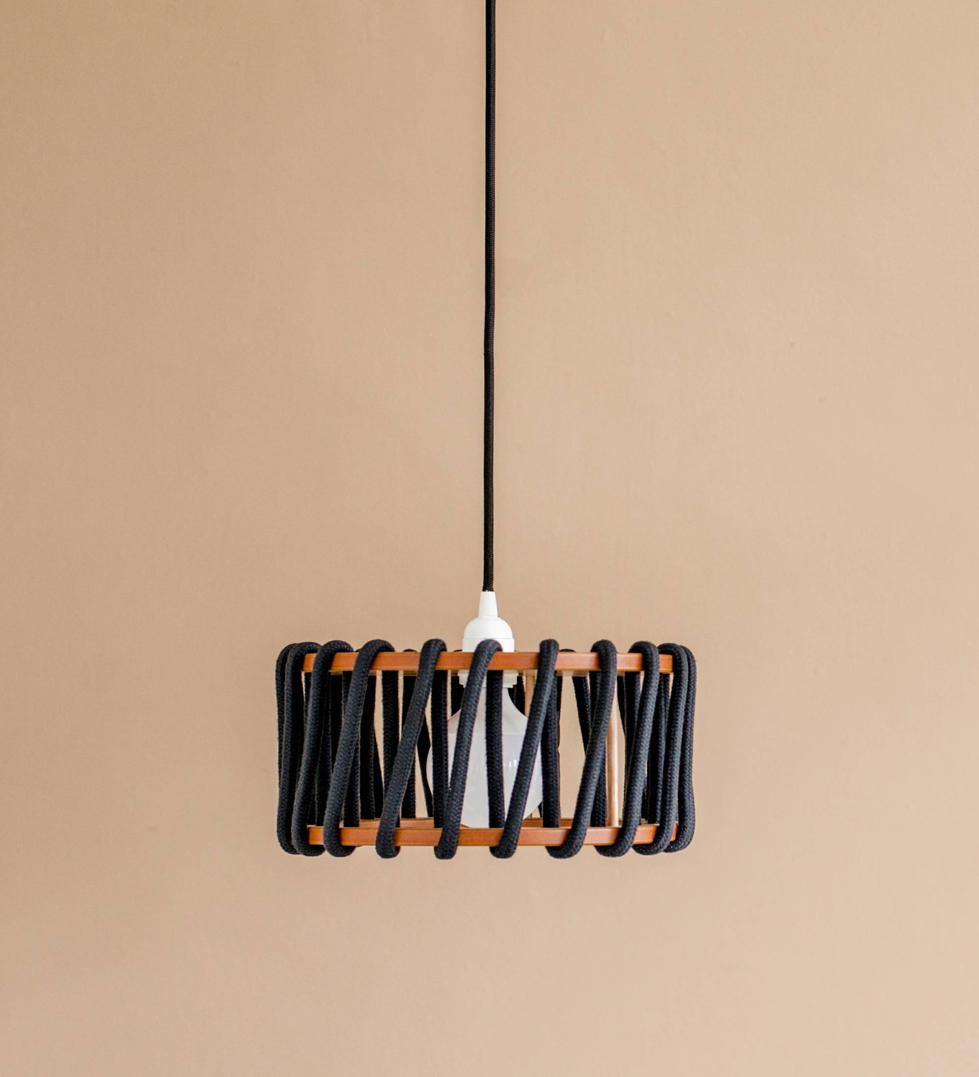 Pendelleuchte Macaron Schwarz