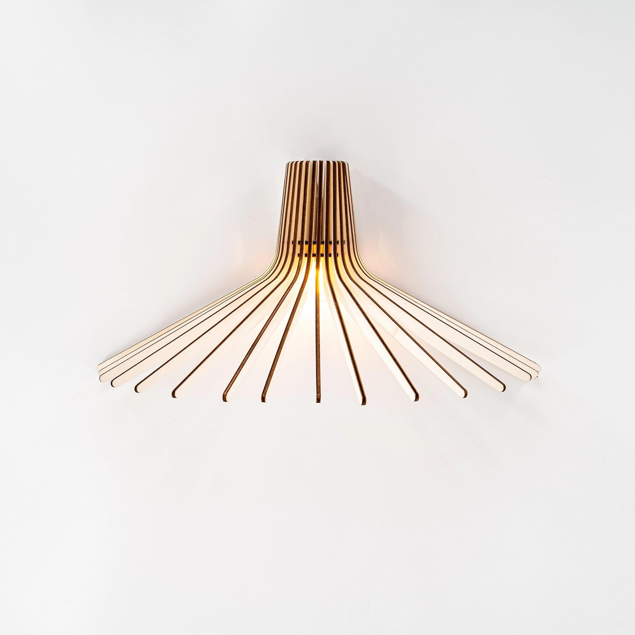 Azur Lampada da parete in legno