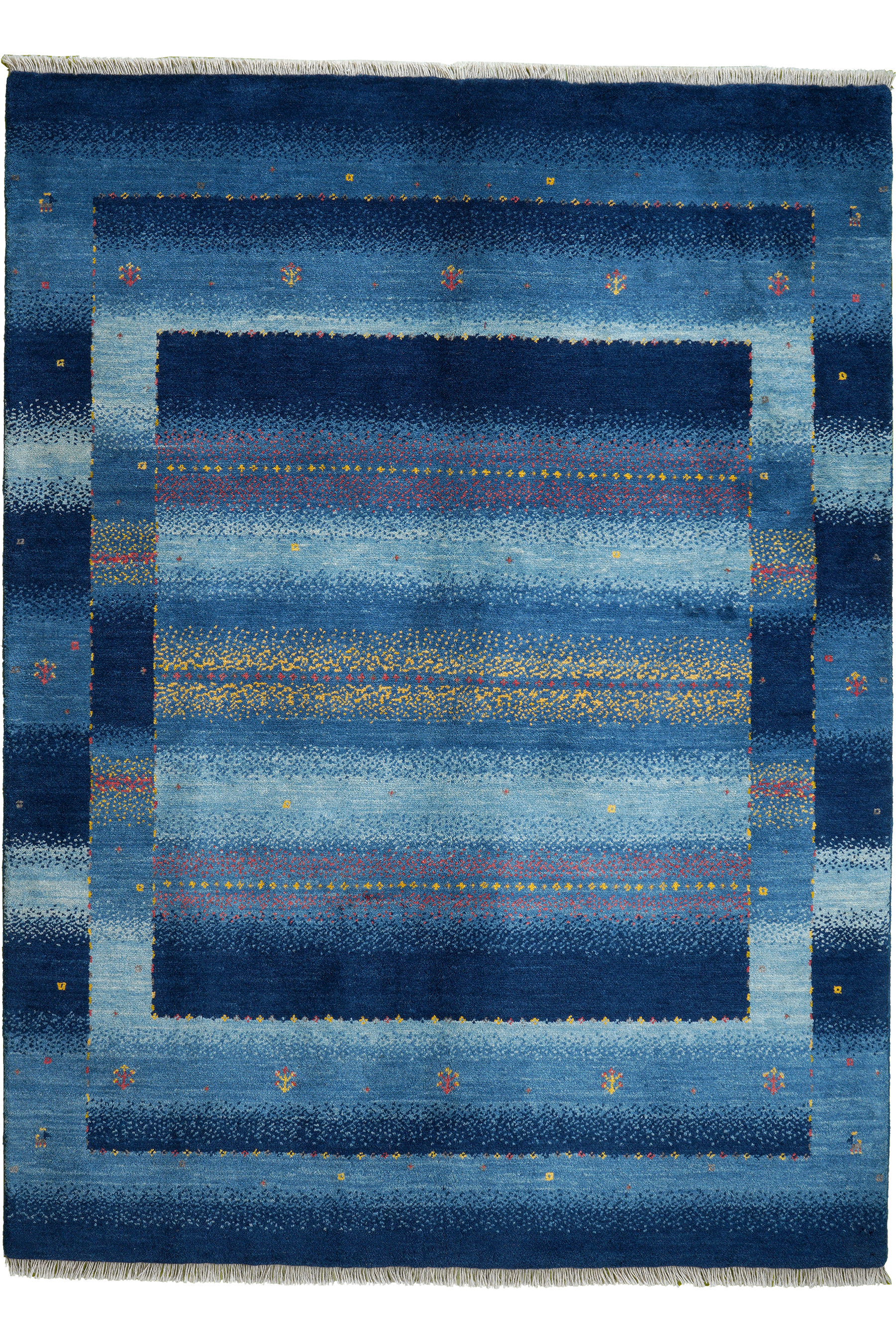 Rizbaf Gabbeh Rug Wool Multicolored